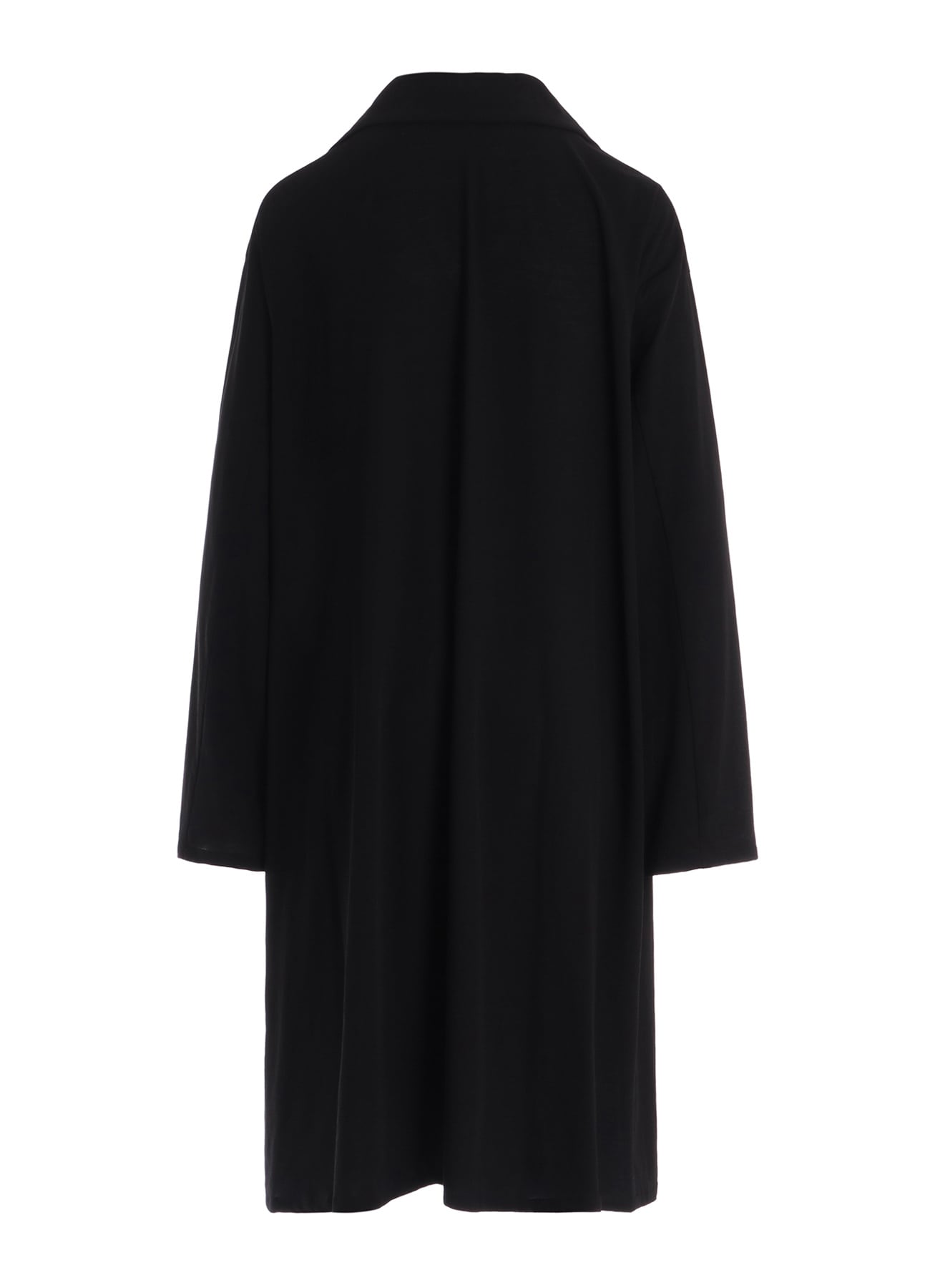 COTTON HARD TWISTED JERSEY BIG LAPEL COAT