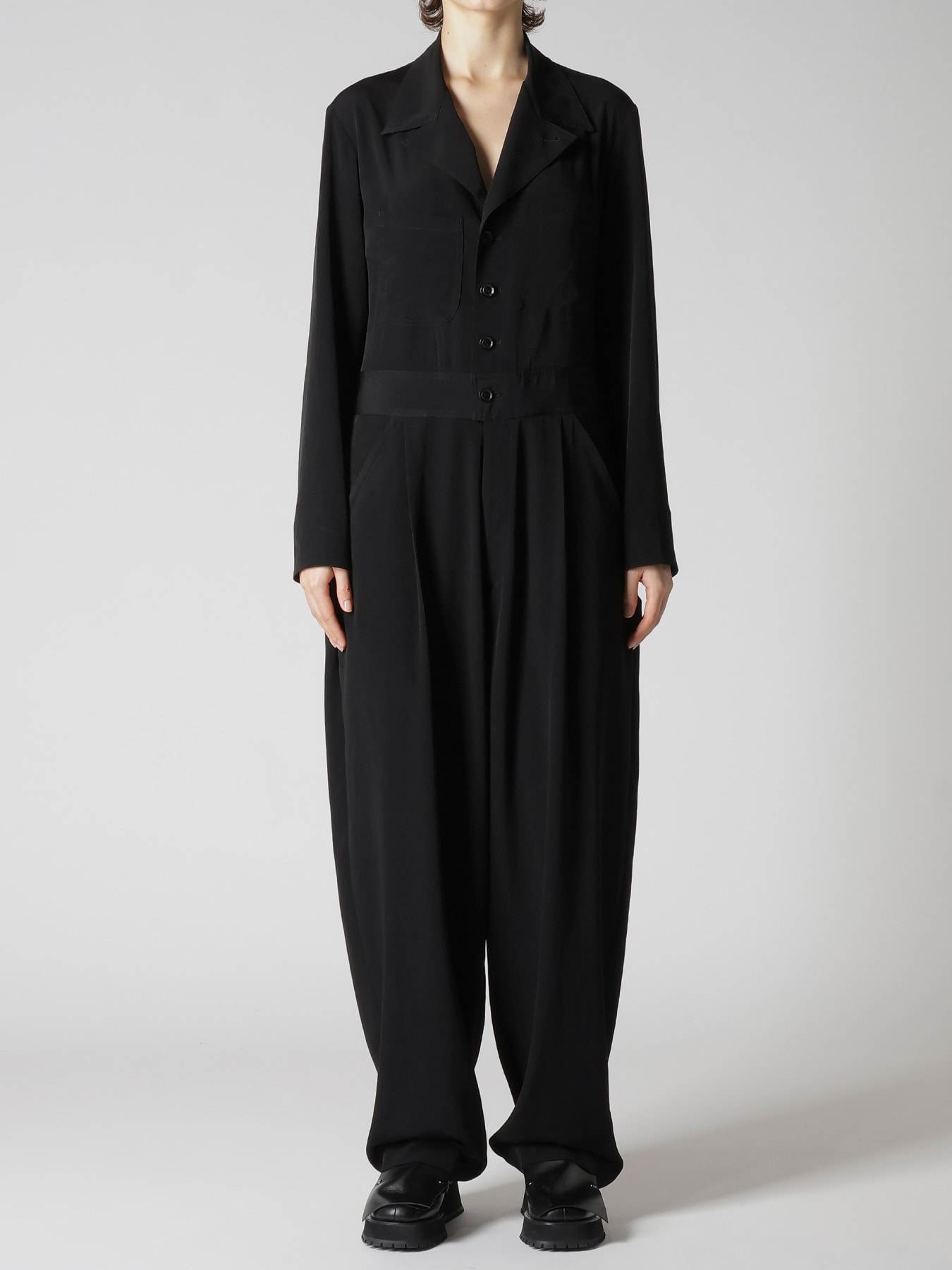 TA/PE CREPE DE CHINE JUMPSUIT