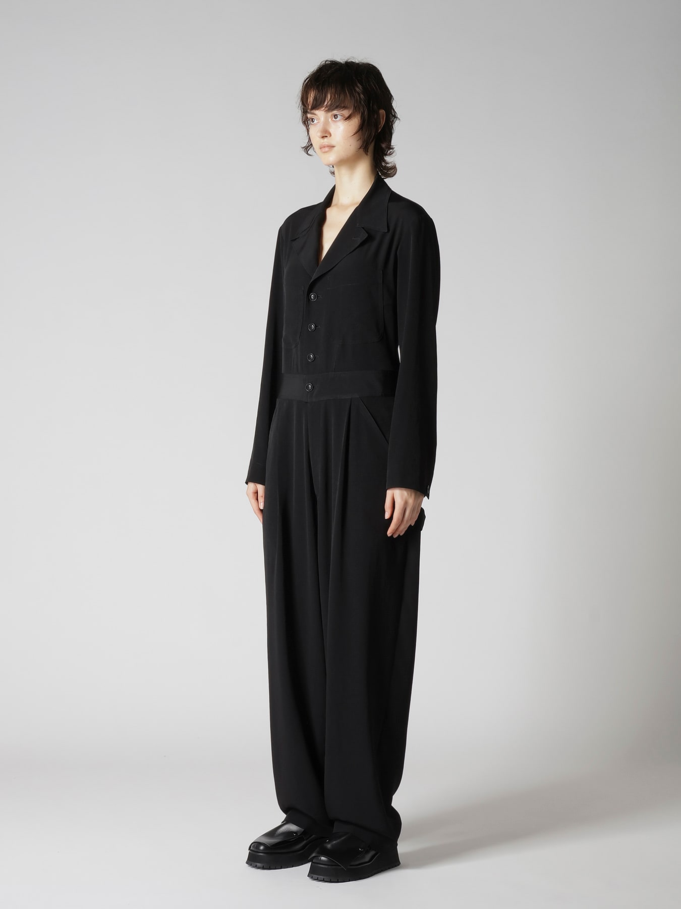 TA/PE CREPE DE CHINE JUMPSUIT