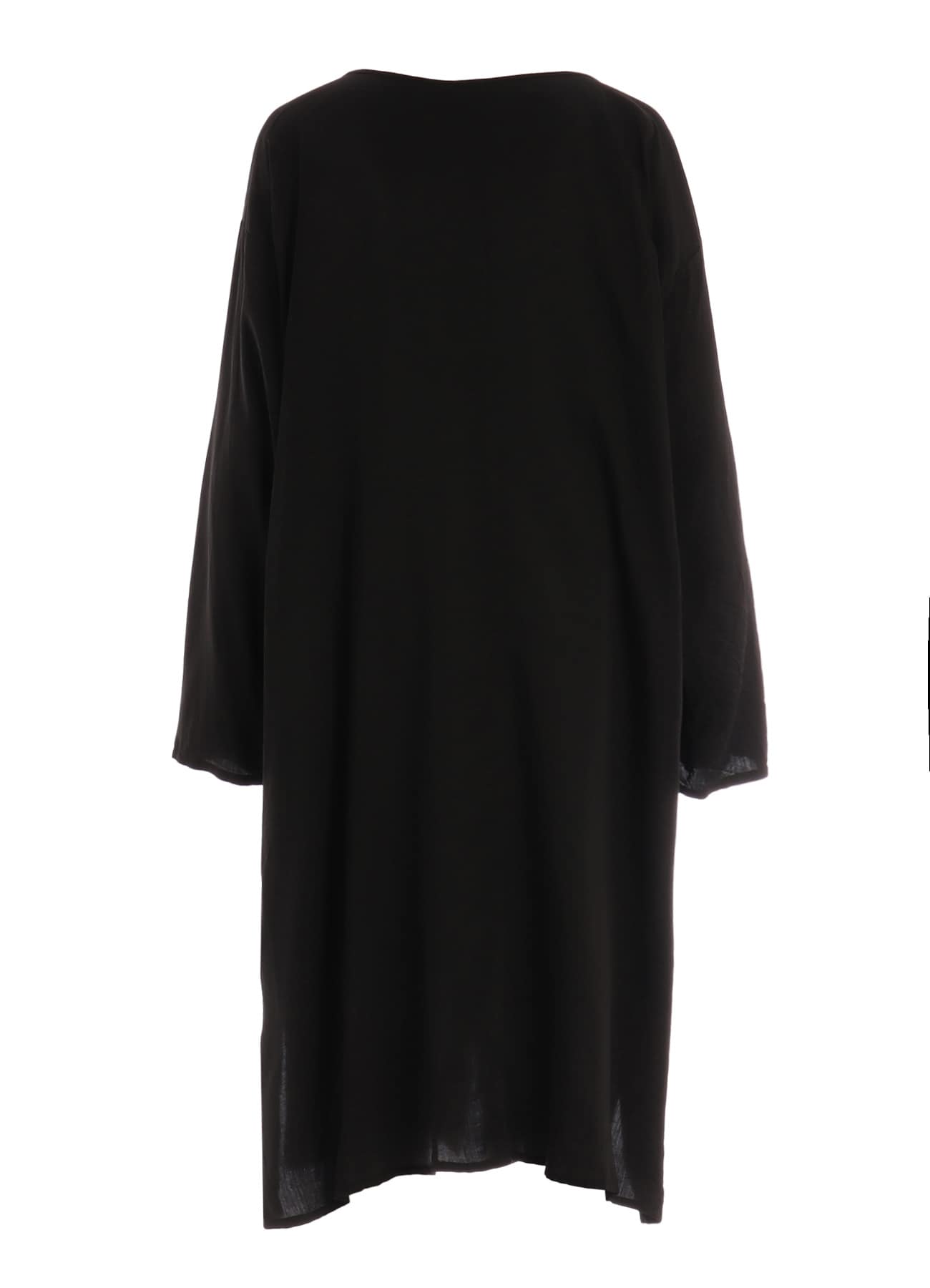 CU/ DUNGAREE TWILL BOTANICAL COLLARLESS DRESS