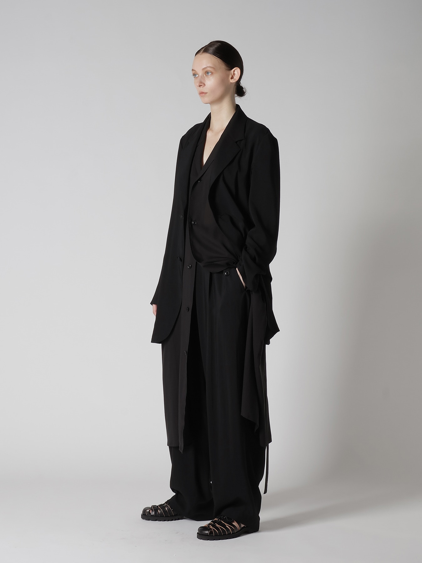 CELLULOSE LAWN BELTED DRESS