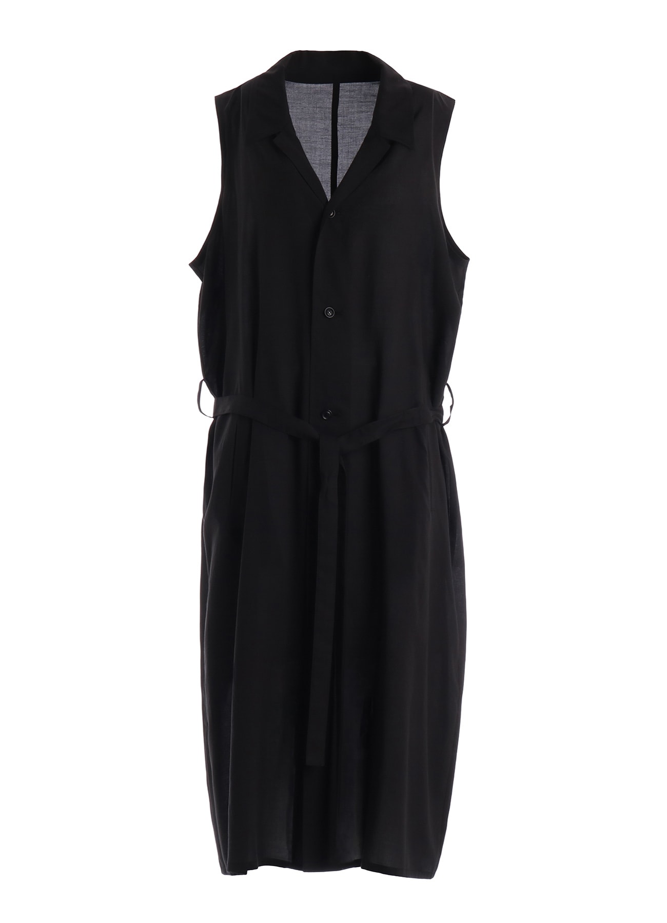 CELLULOSE LAWN BELTED DRESS