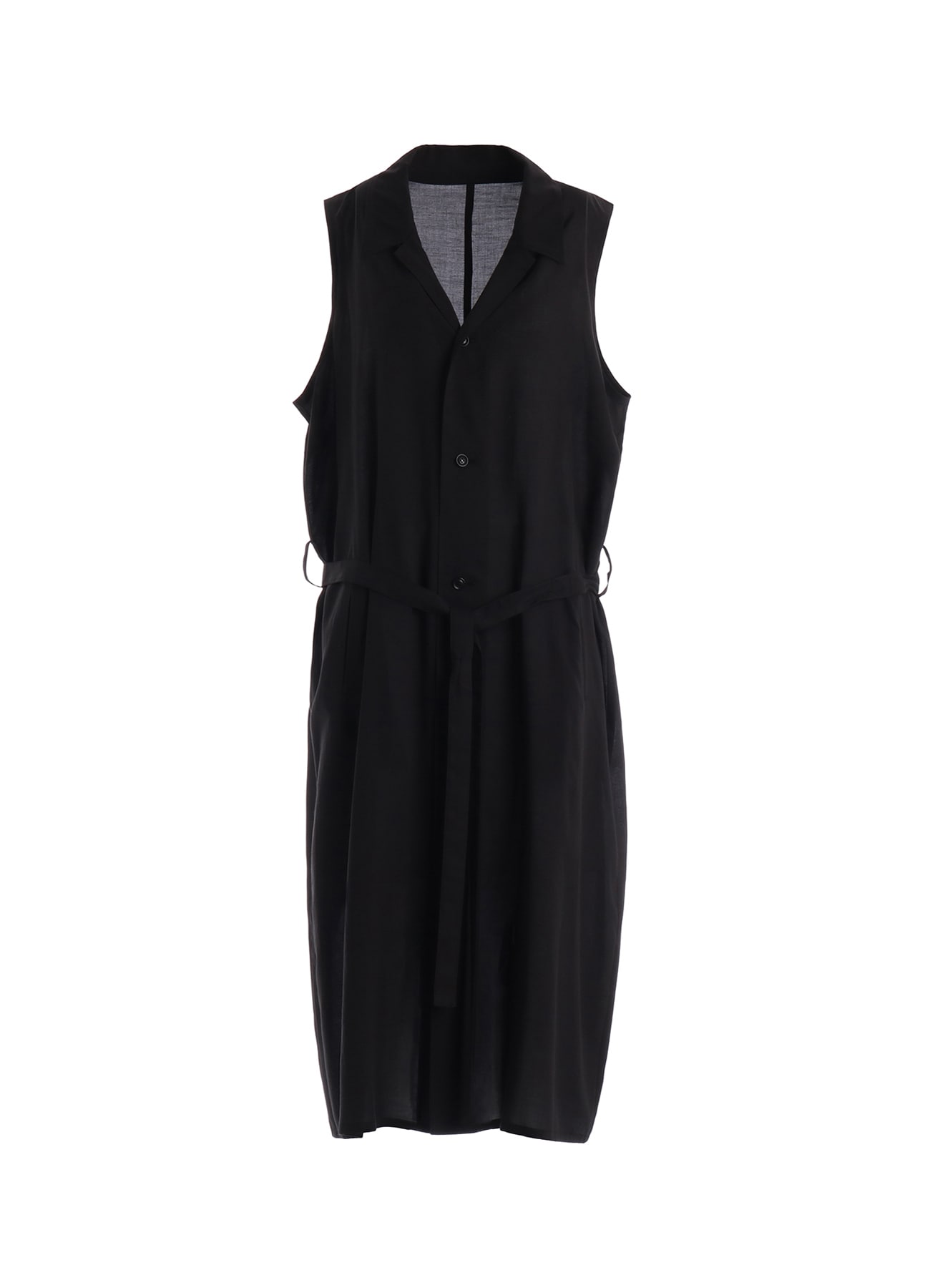 CELLULOSE LAWN BELTED DRESS