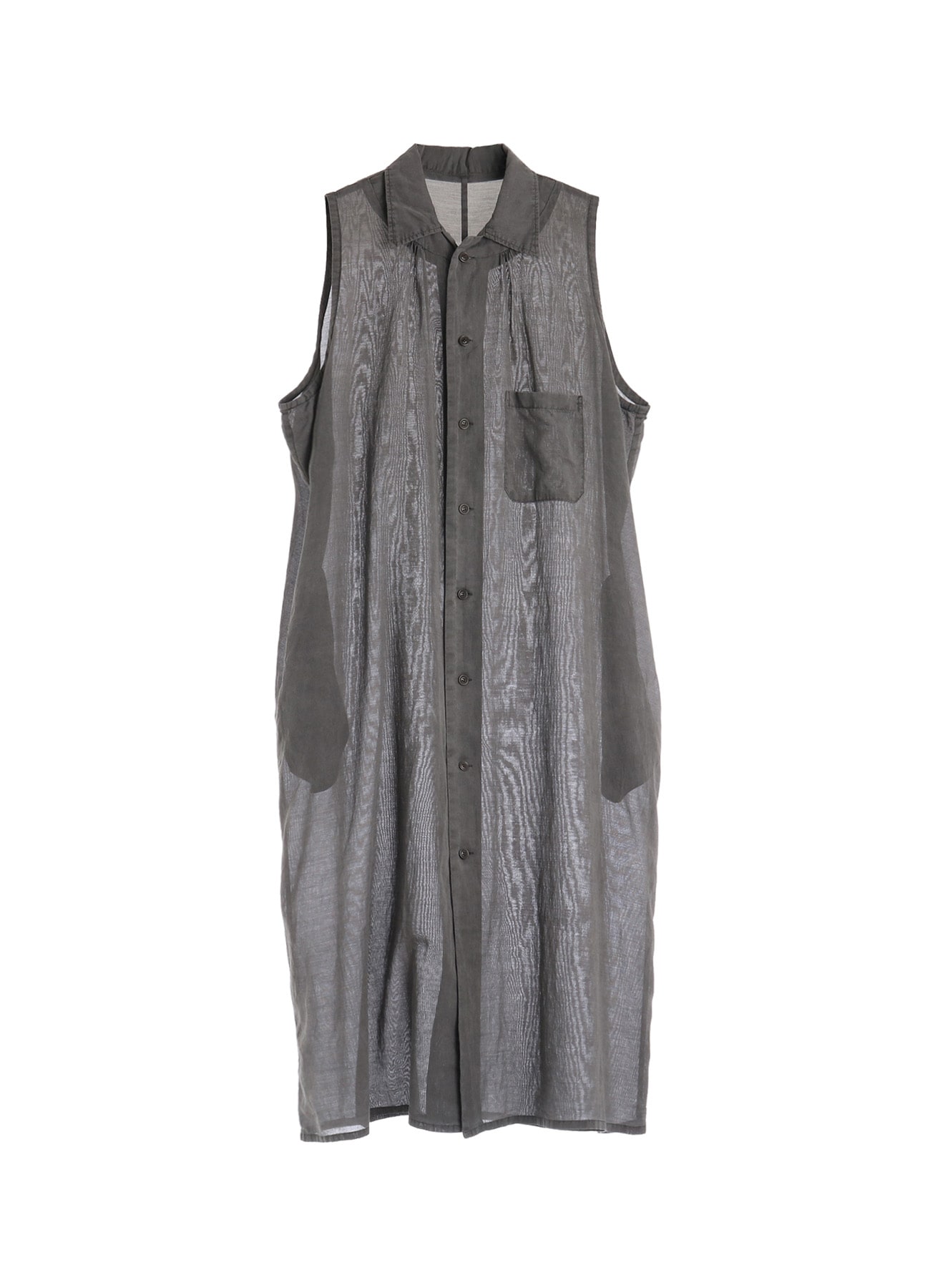 CUPRO/COTTON GARMENT GATHERED DRESS