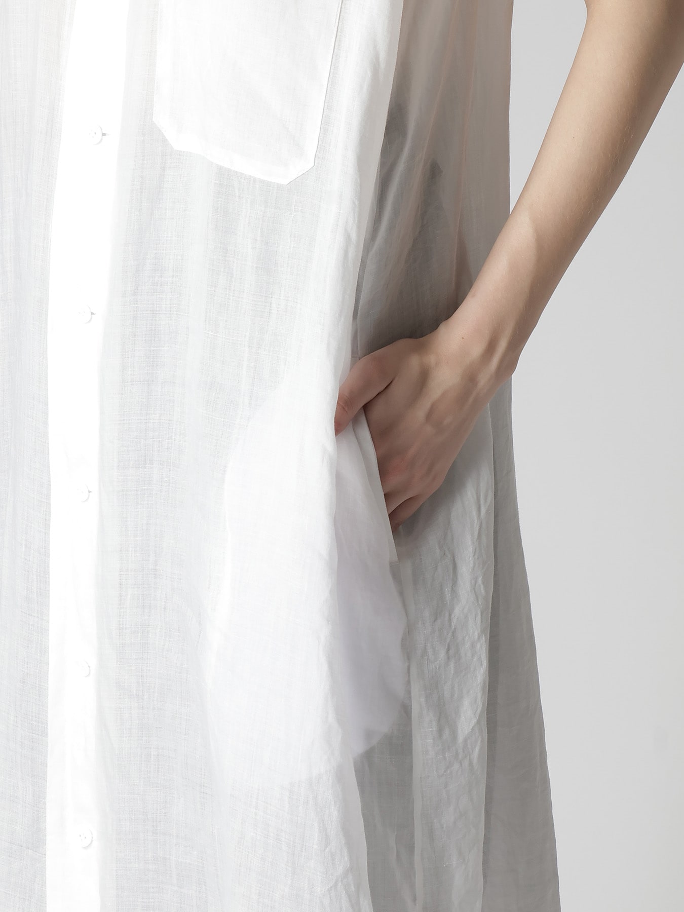 RAMIE NECK GATHER DRESS