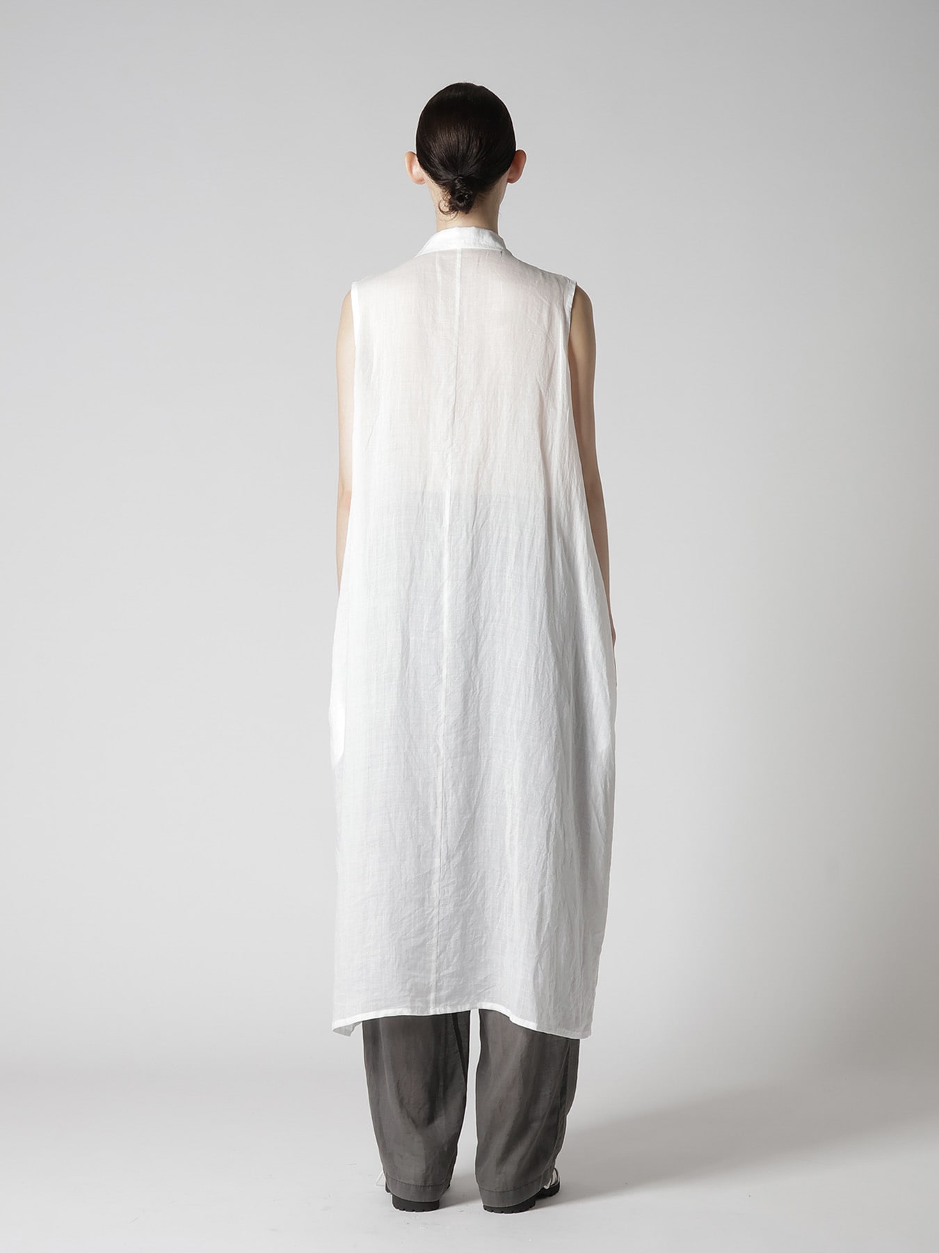 RAMIE NECK GATHER DRESS