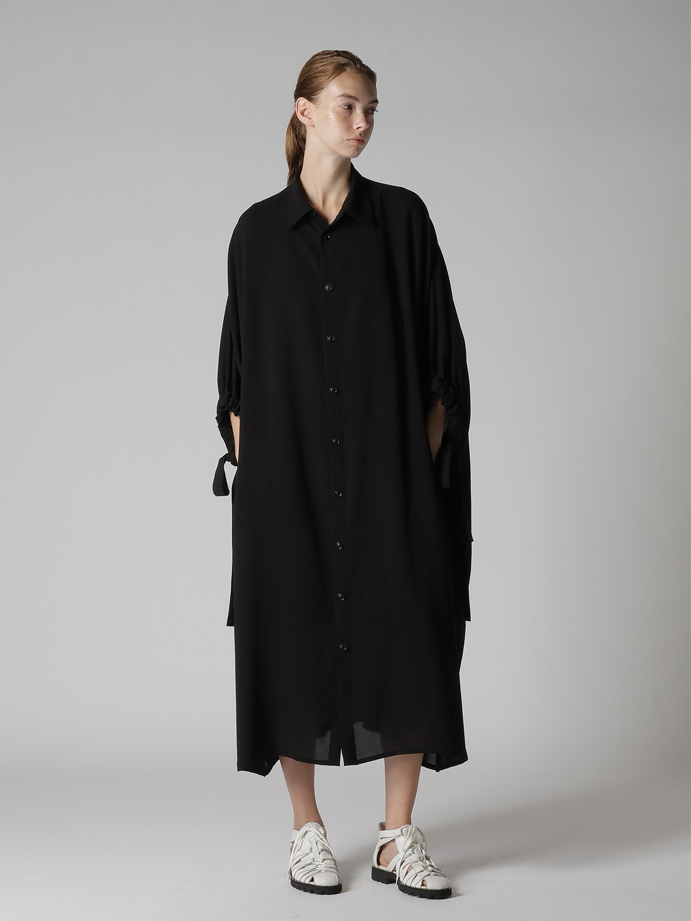 TA/PE GEORGETTE SHIRT DRESS