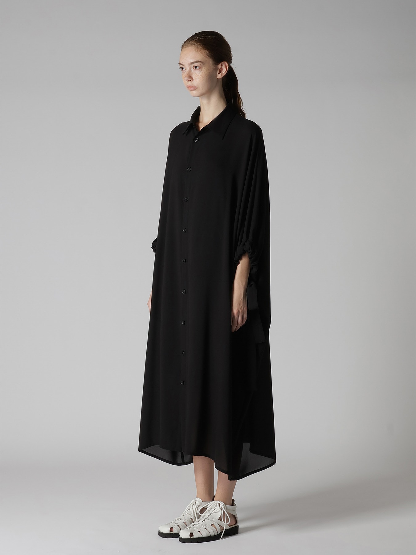 TA/PE GEORGETTE SHIRT DRESS