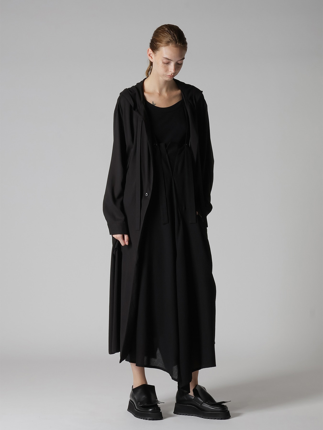 RY/NY GAUZE SHOULDER STRAP DRESS