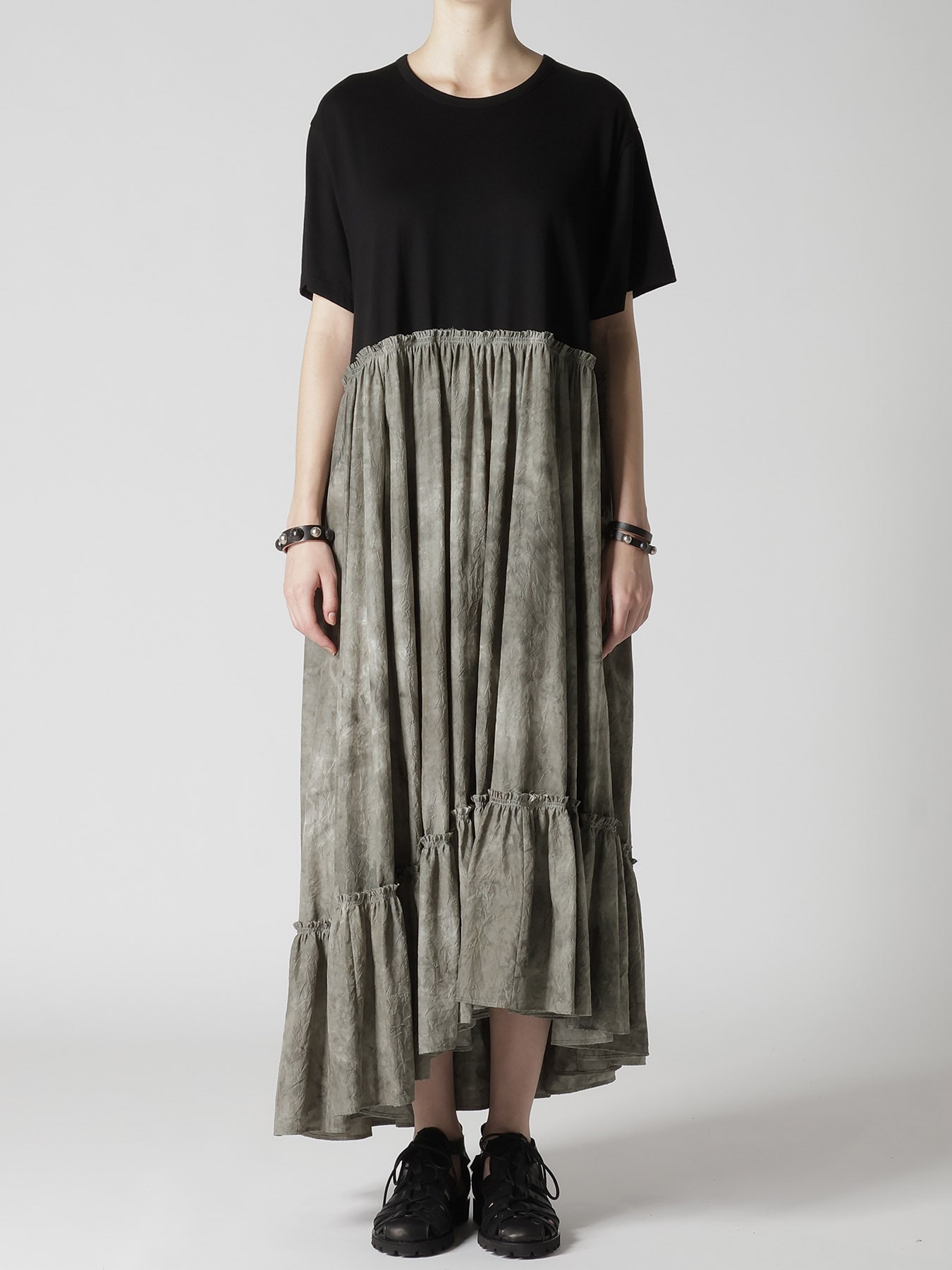 "CHUSEN" HALF SLEEVE DRESS