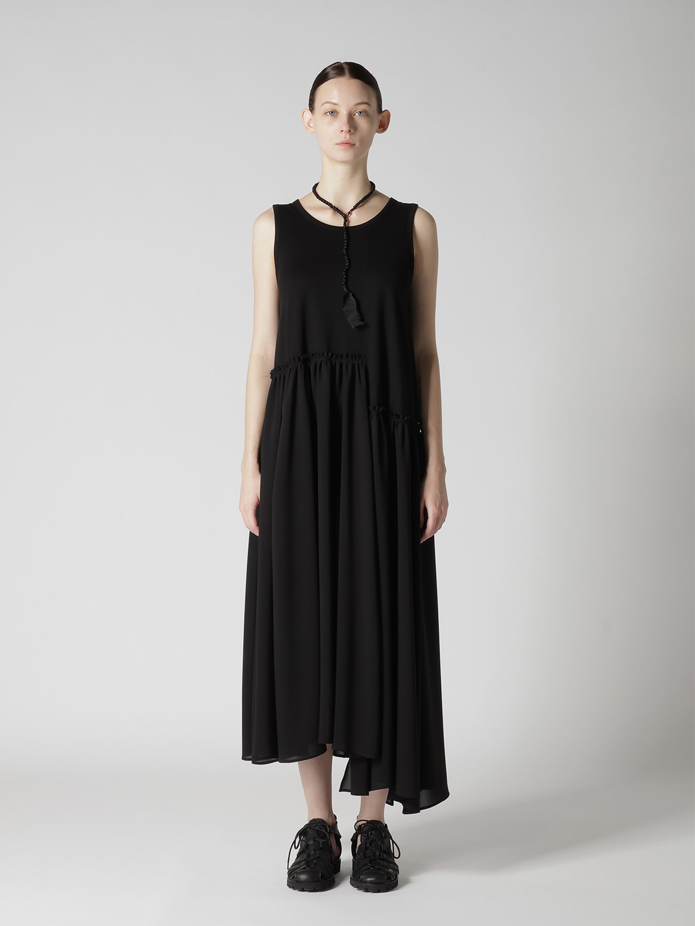 COMBINATION SLEEVELESS DRESS