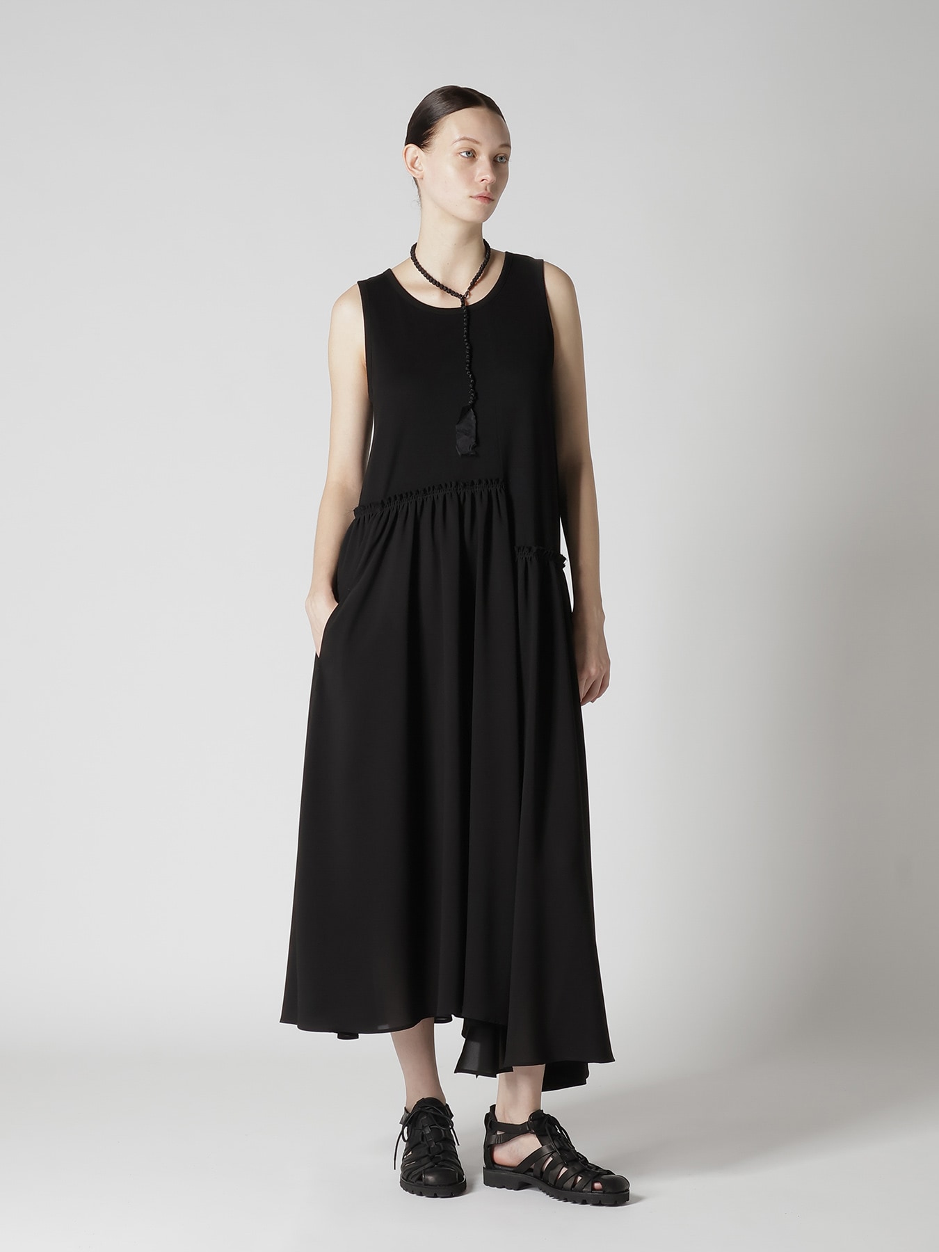 COMBINATION SLEEVELESS DRESS