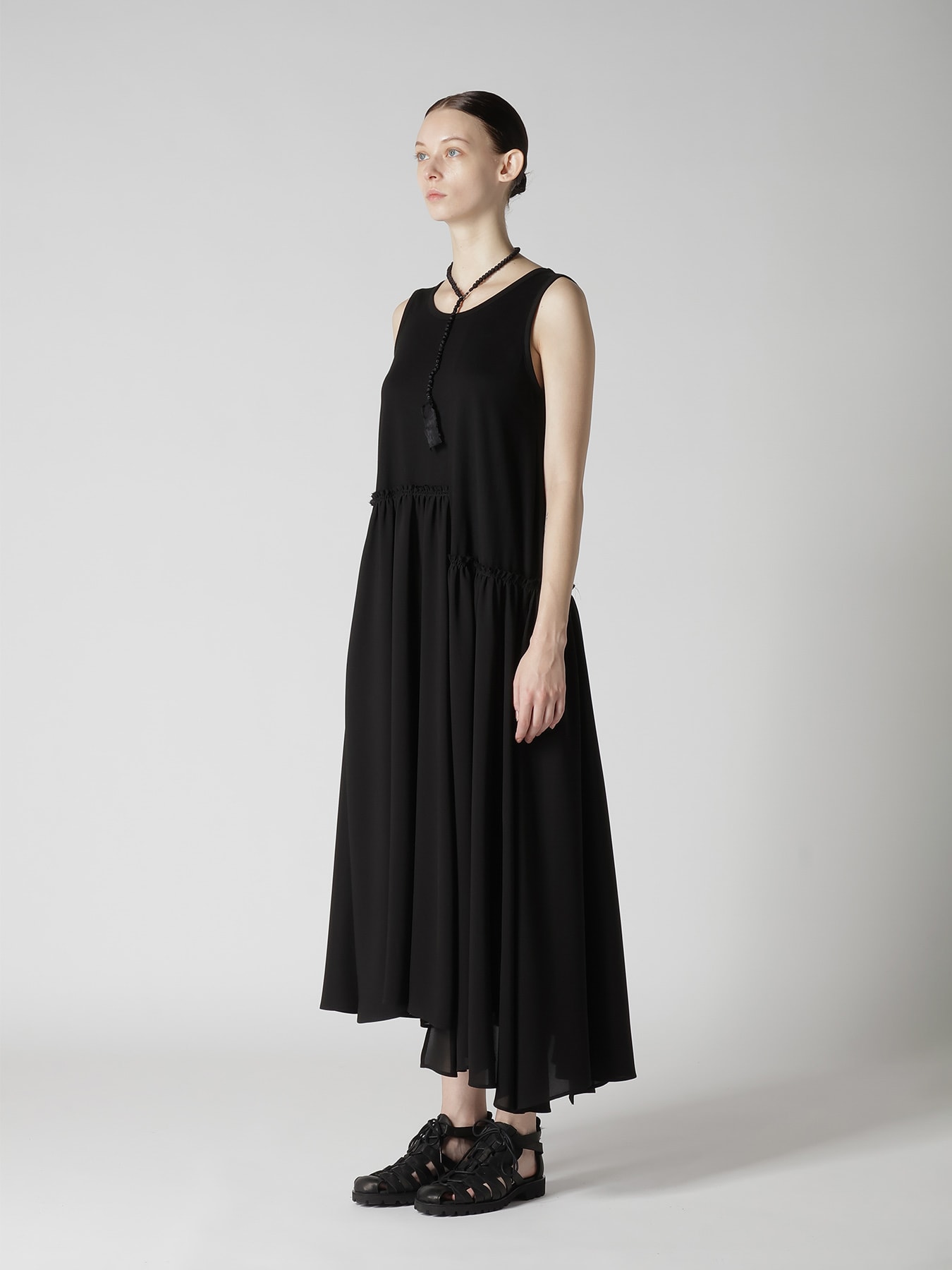 COMBINATION SLEEVELESS DRESS