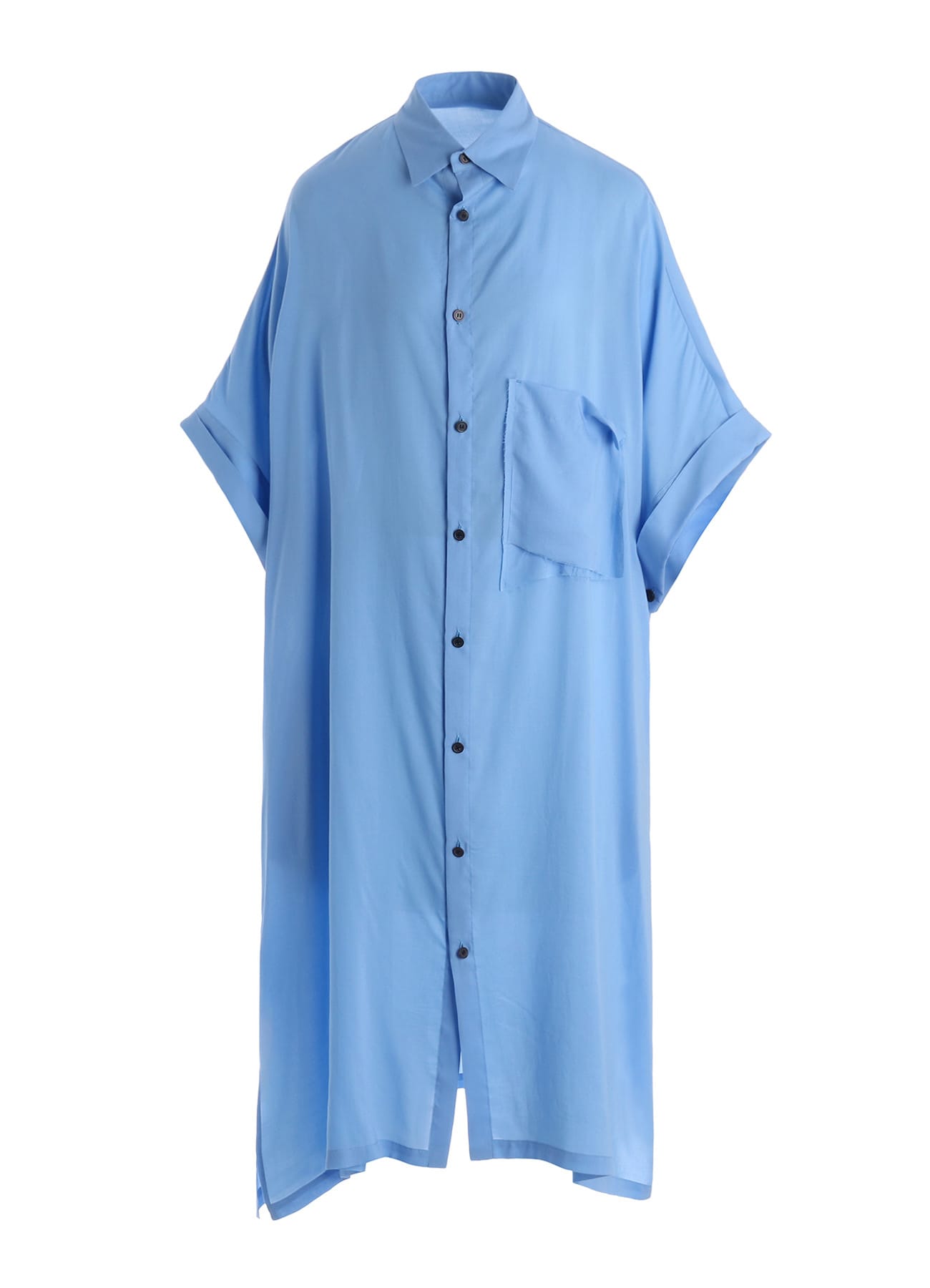 CELLULOSE LAWN ARRANGED SHIRT DRESS