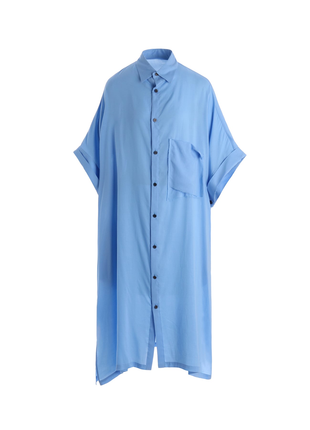 CELLULOSE LAWN ARRANGED SHIRT DRESS