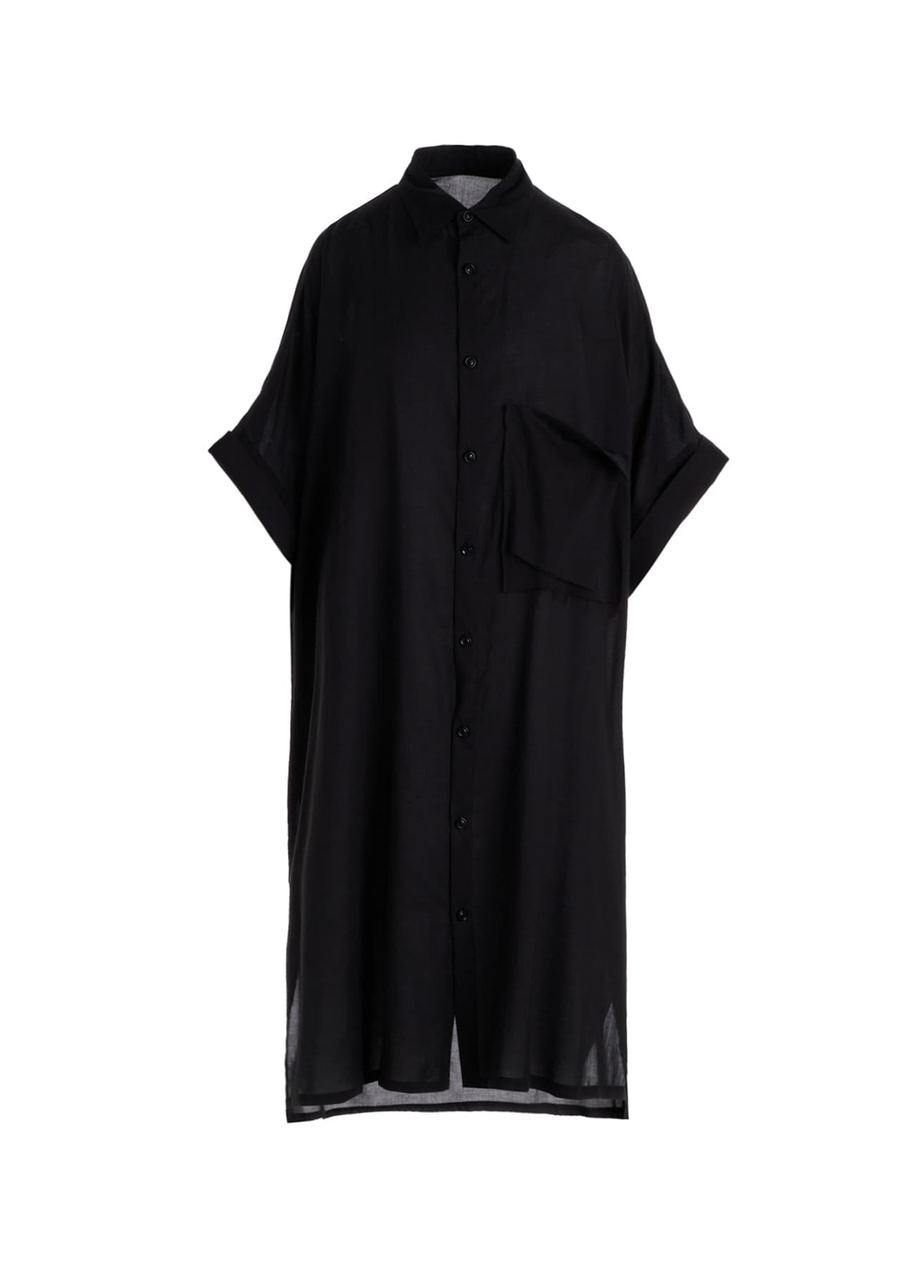 CELLULOSE LAWN ARRANGED SHIRT DRESS