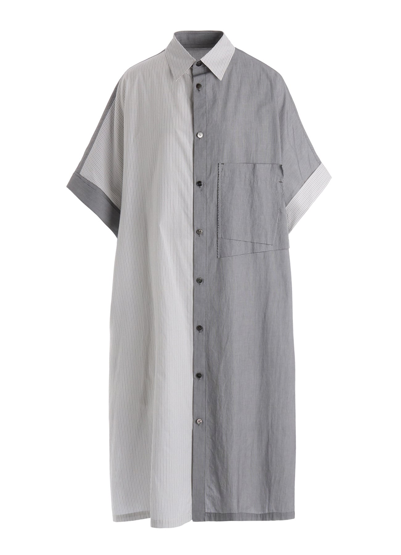 ARRANGED POCKET SHIRT DRESS