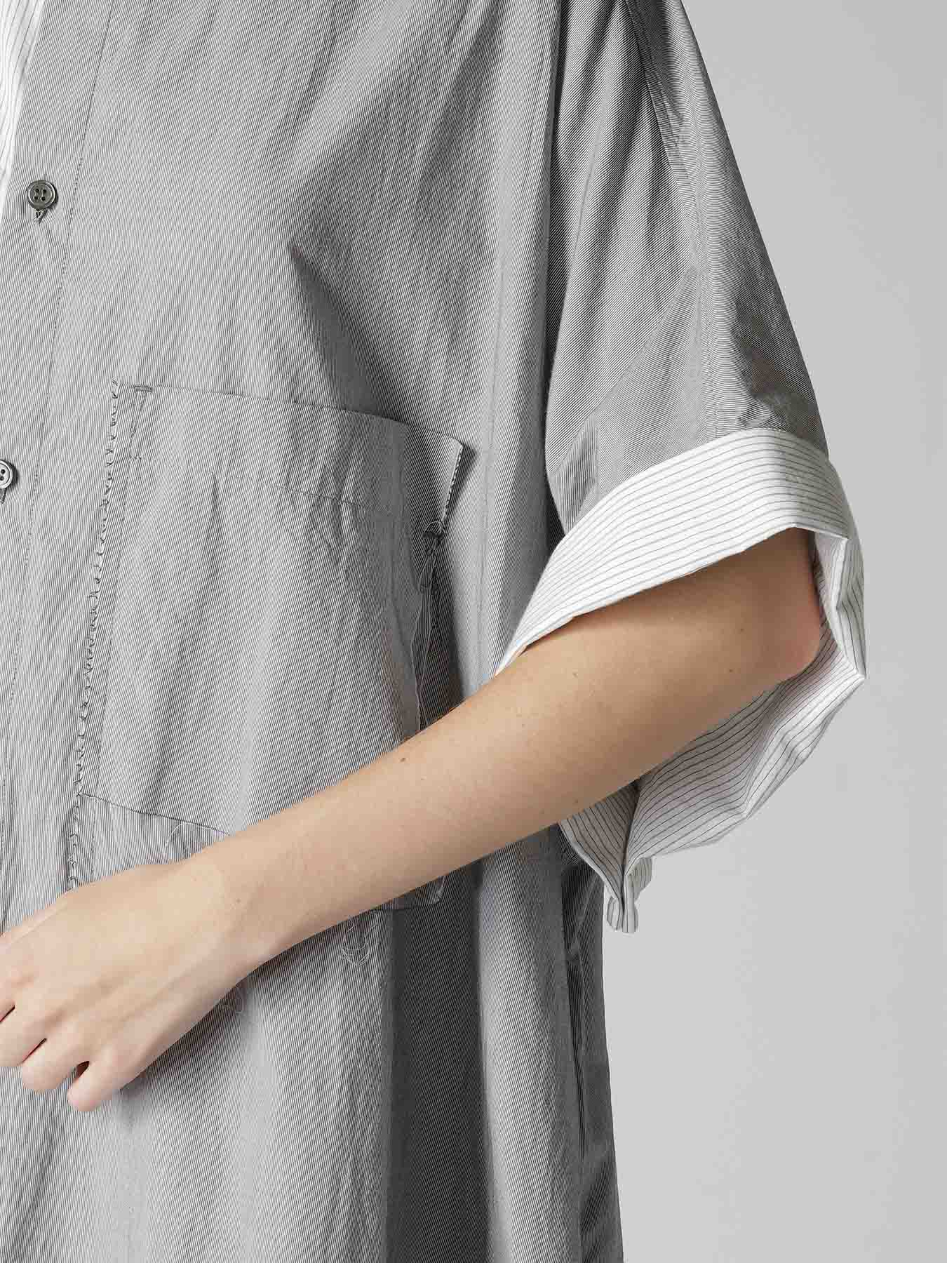 ARRANGED POCKET SHIRT DRESS