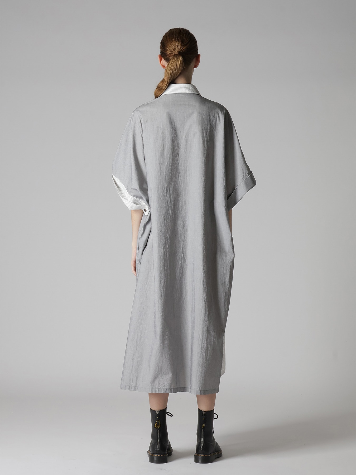 ARRANGED POCKET SHIRT DRESS