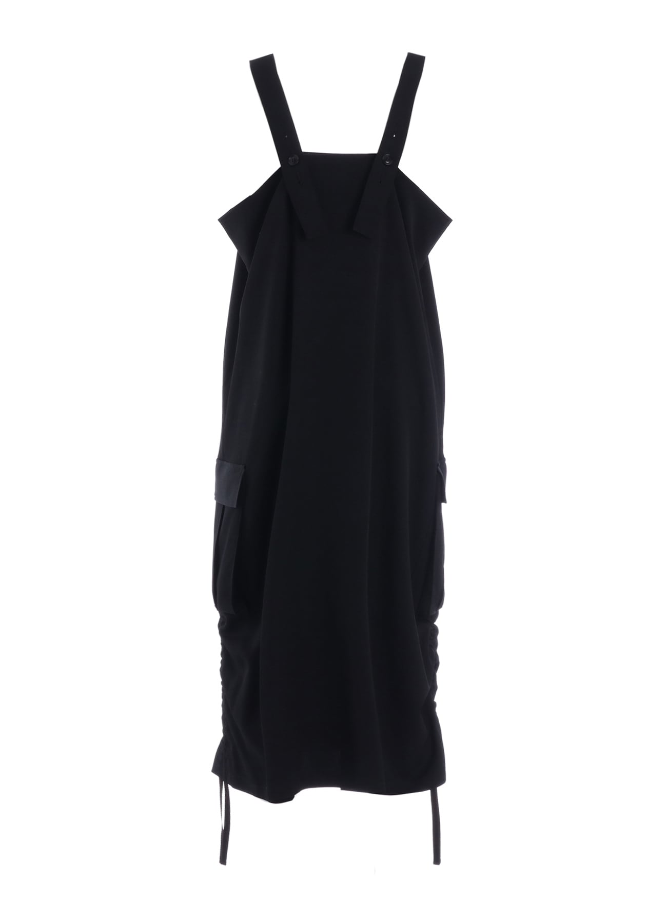 WOOL GABARDINE STRAP DRESS