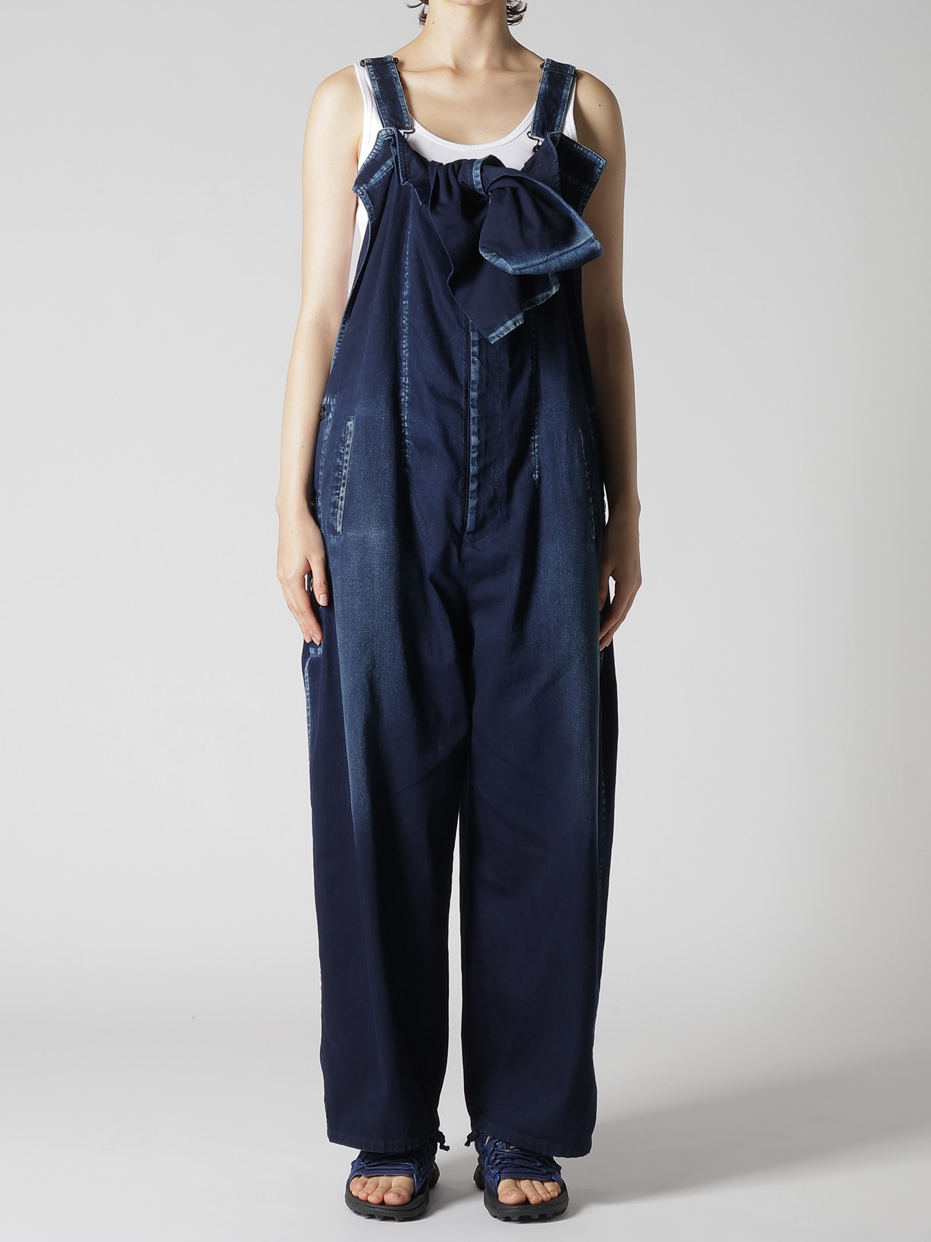 8OZ SPOTTED DENIM OVERALL