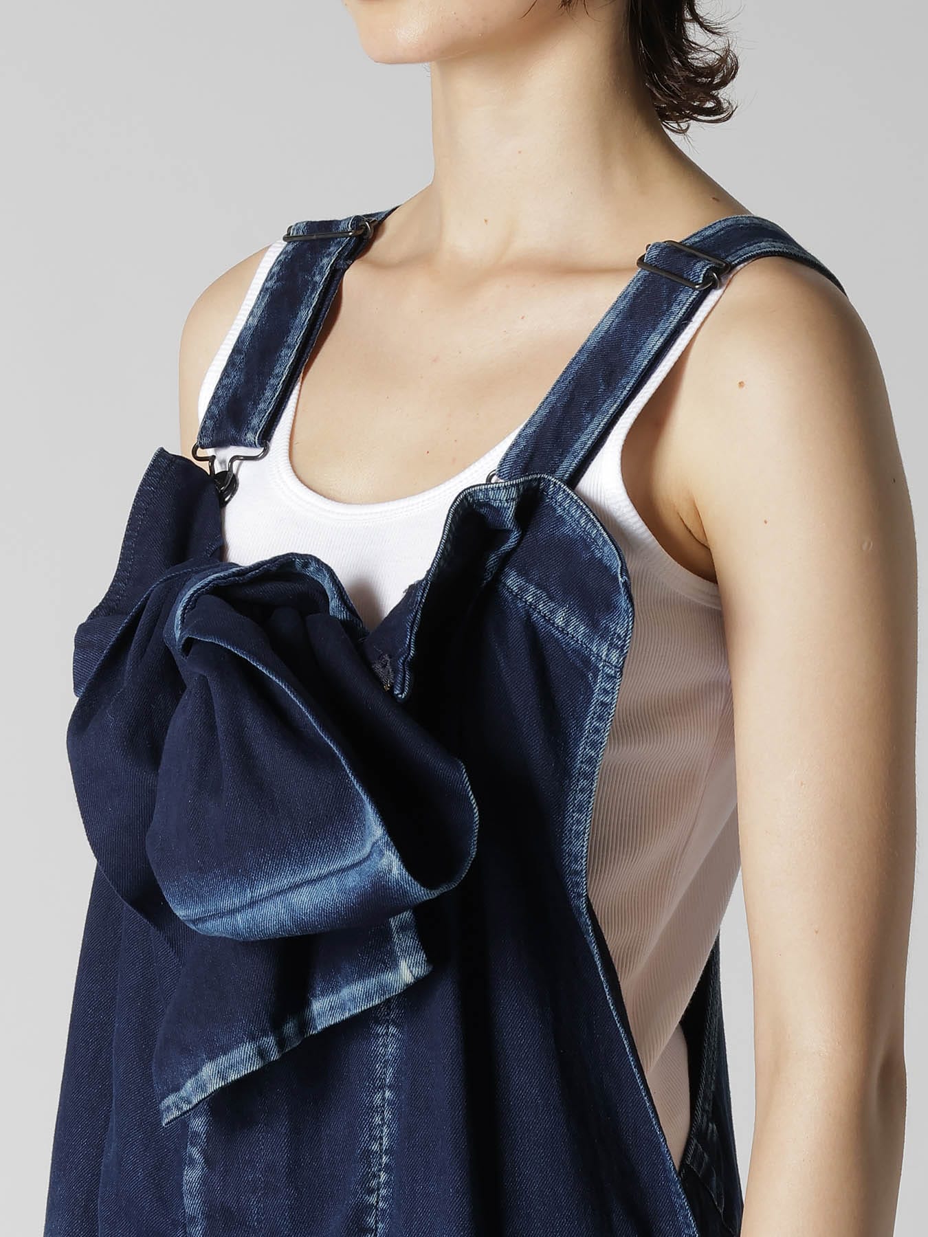 8OZ SPOTTED DENIM OVERALL