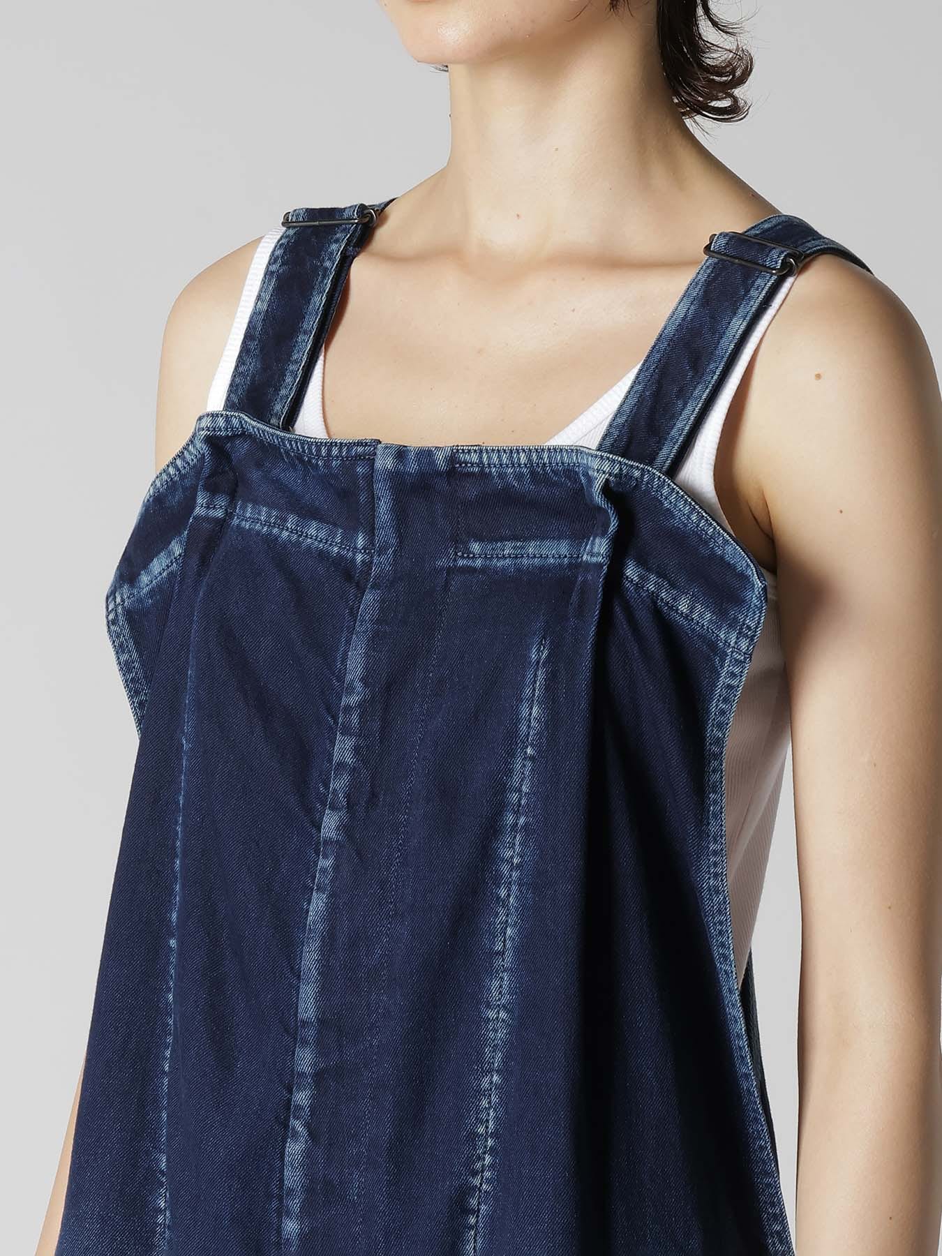 8OZ SPOTTED DENIM OVERALL