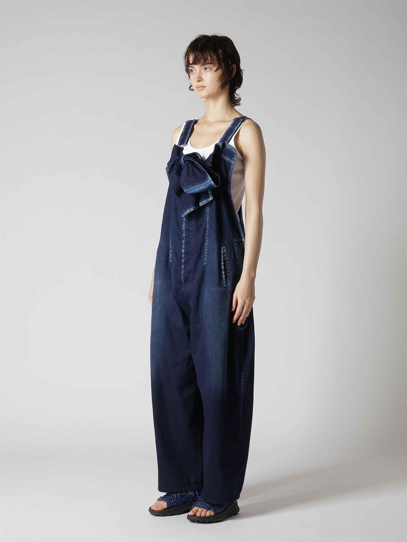 8OZ SPOTTED DENIM OVERALL