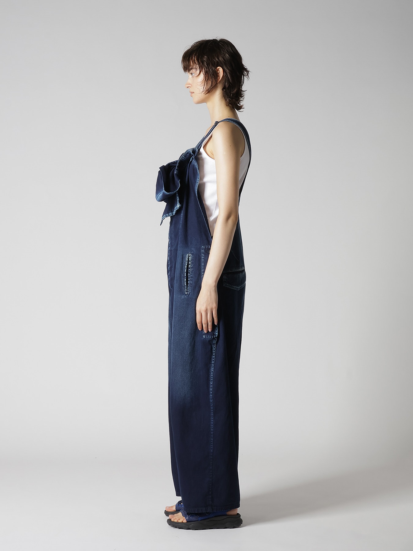 8OZ SPOTTED DENIM OVERALL