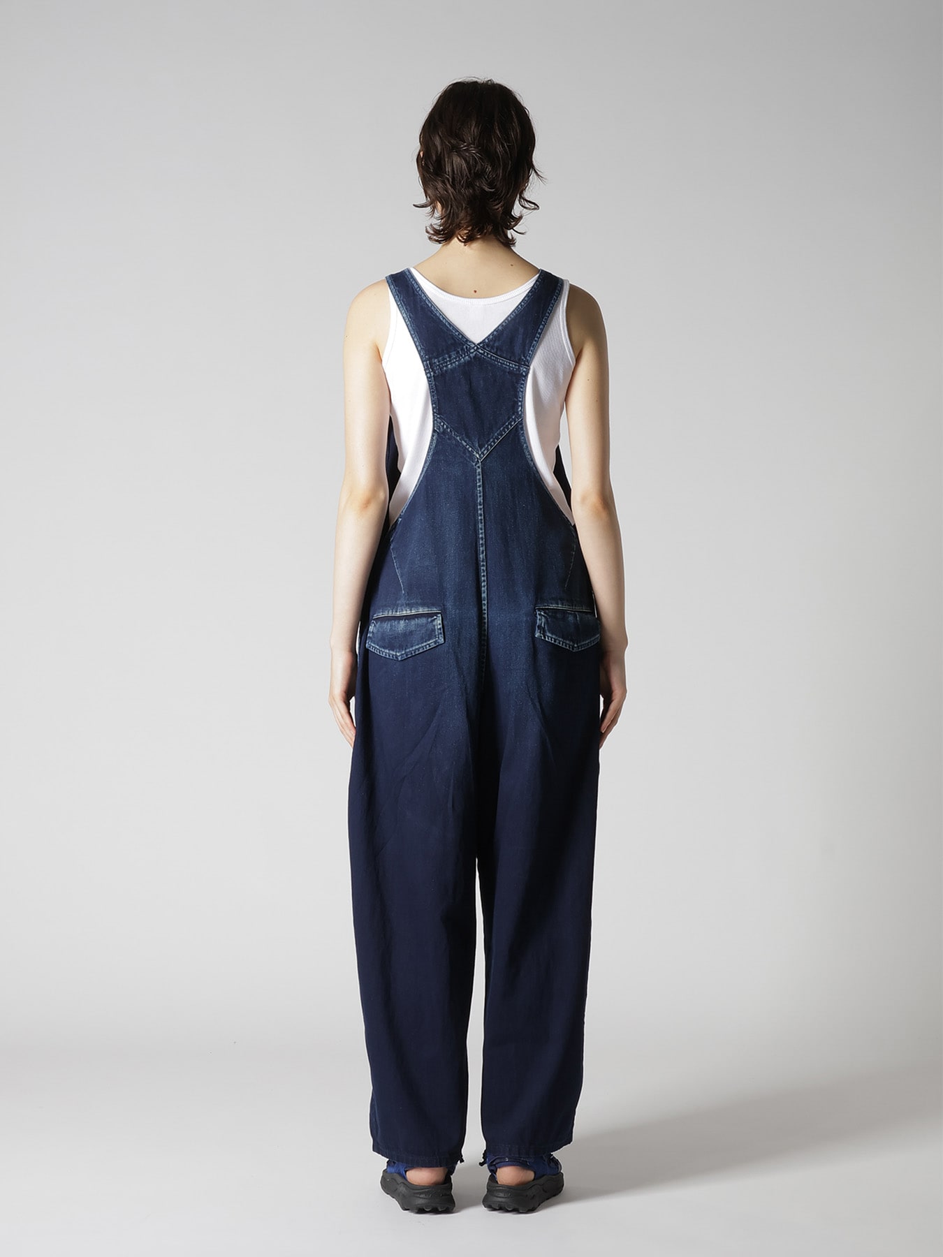 8OZ SPOTTED DENIM OVERALL