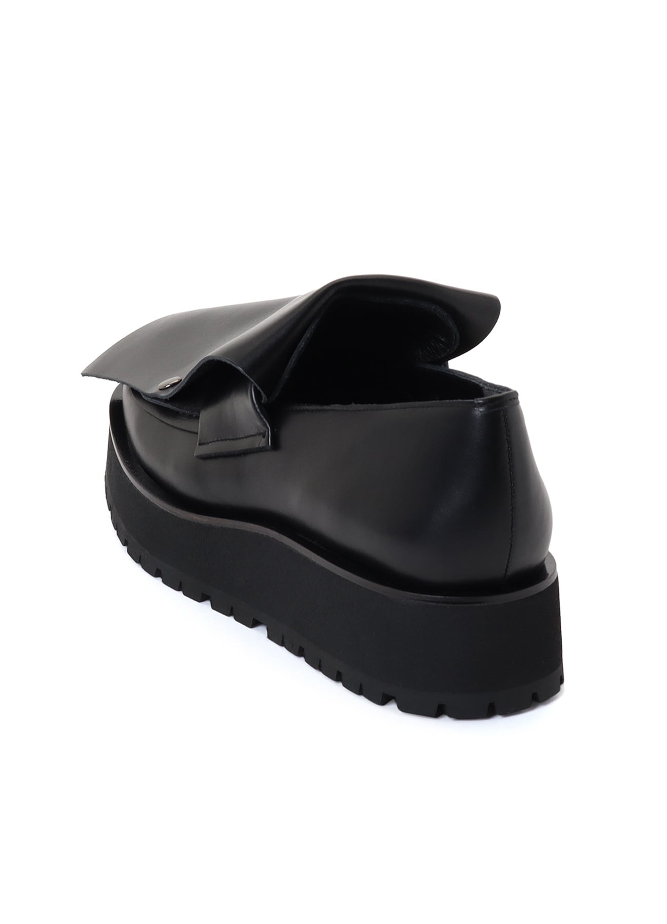 SEMI GLOSS LEATHER 2 WAY LOAFERS