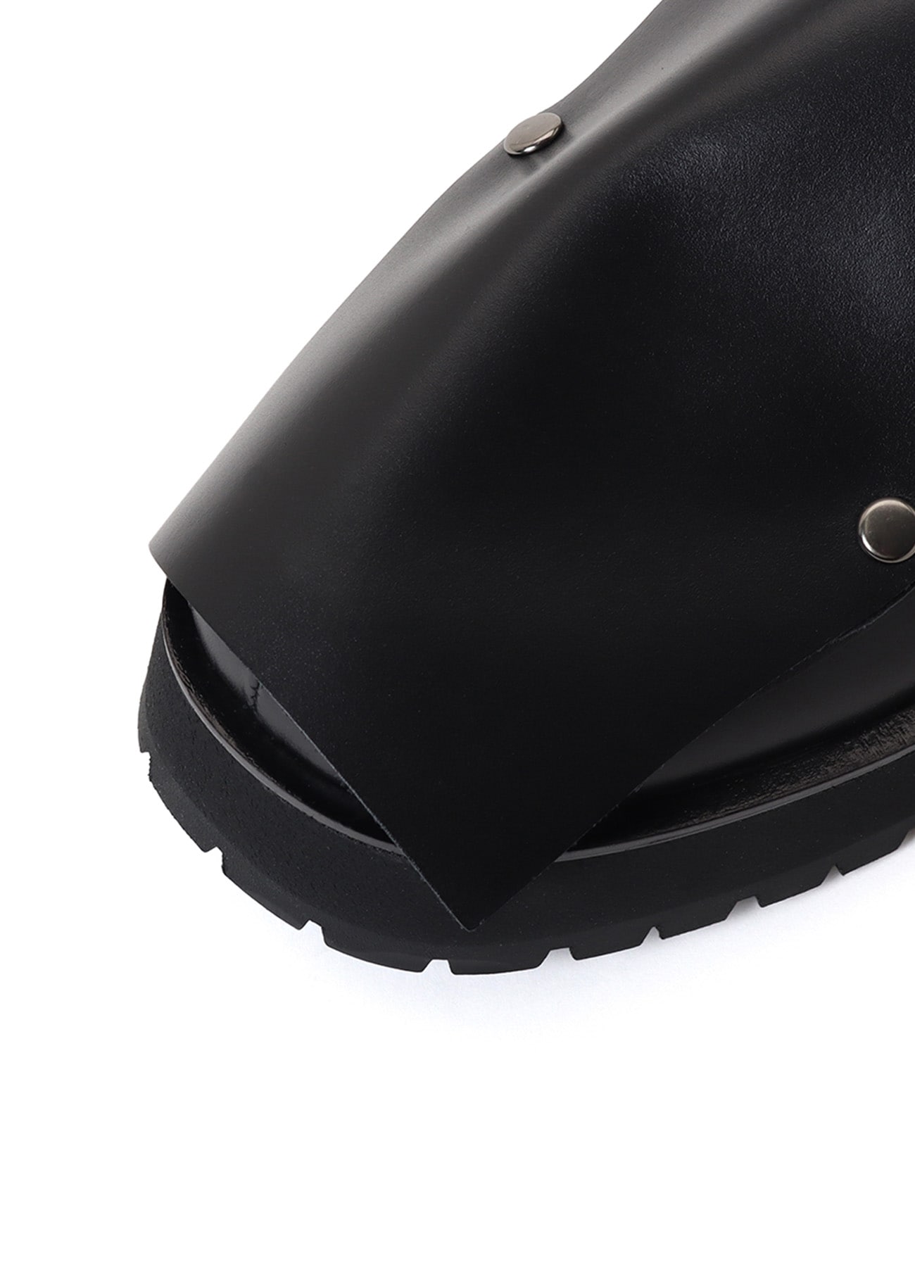 SEMI GLOSS LEATHER 2 WAY LOAFERS