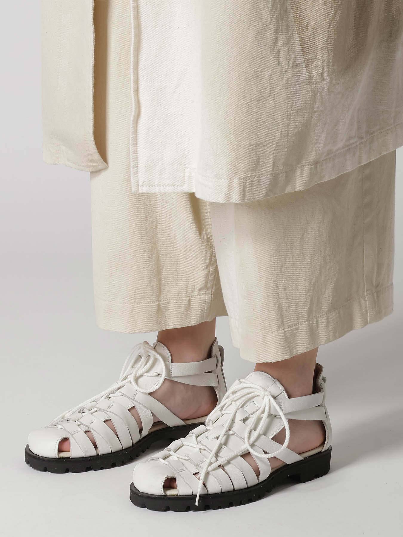 SOFT LEATHER GURKHA SANDALS