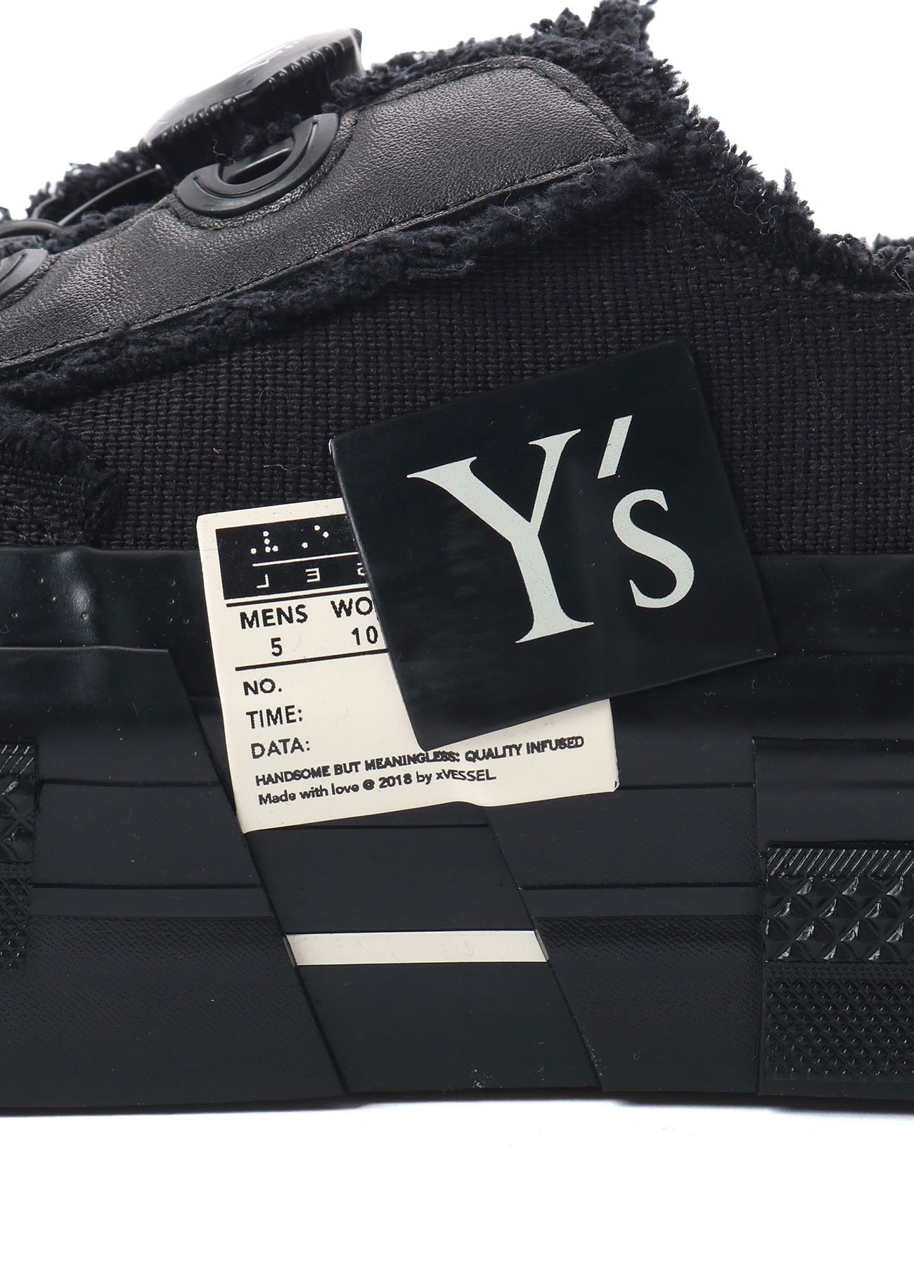 Y’s × xVESSEL PLATFORMM SNEAKER