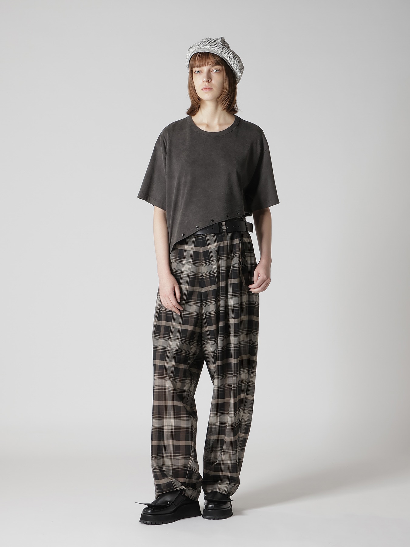 OPENWORK KNIT THERMOS BERET