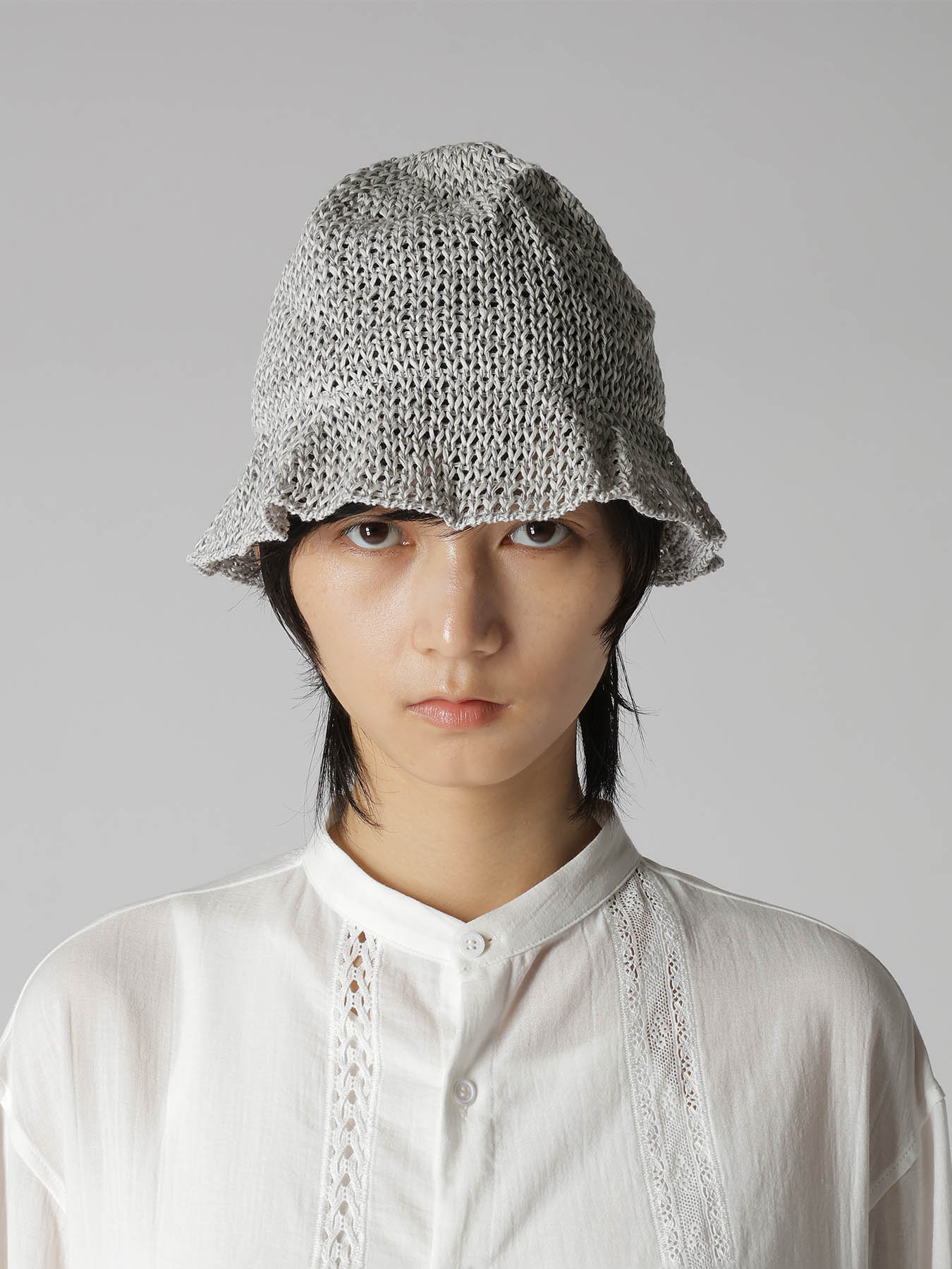 OPENWORK KNIT THERMOS HAT