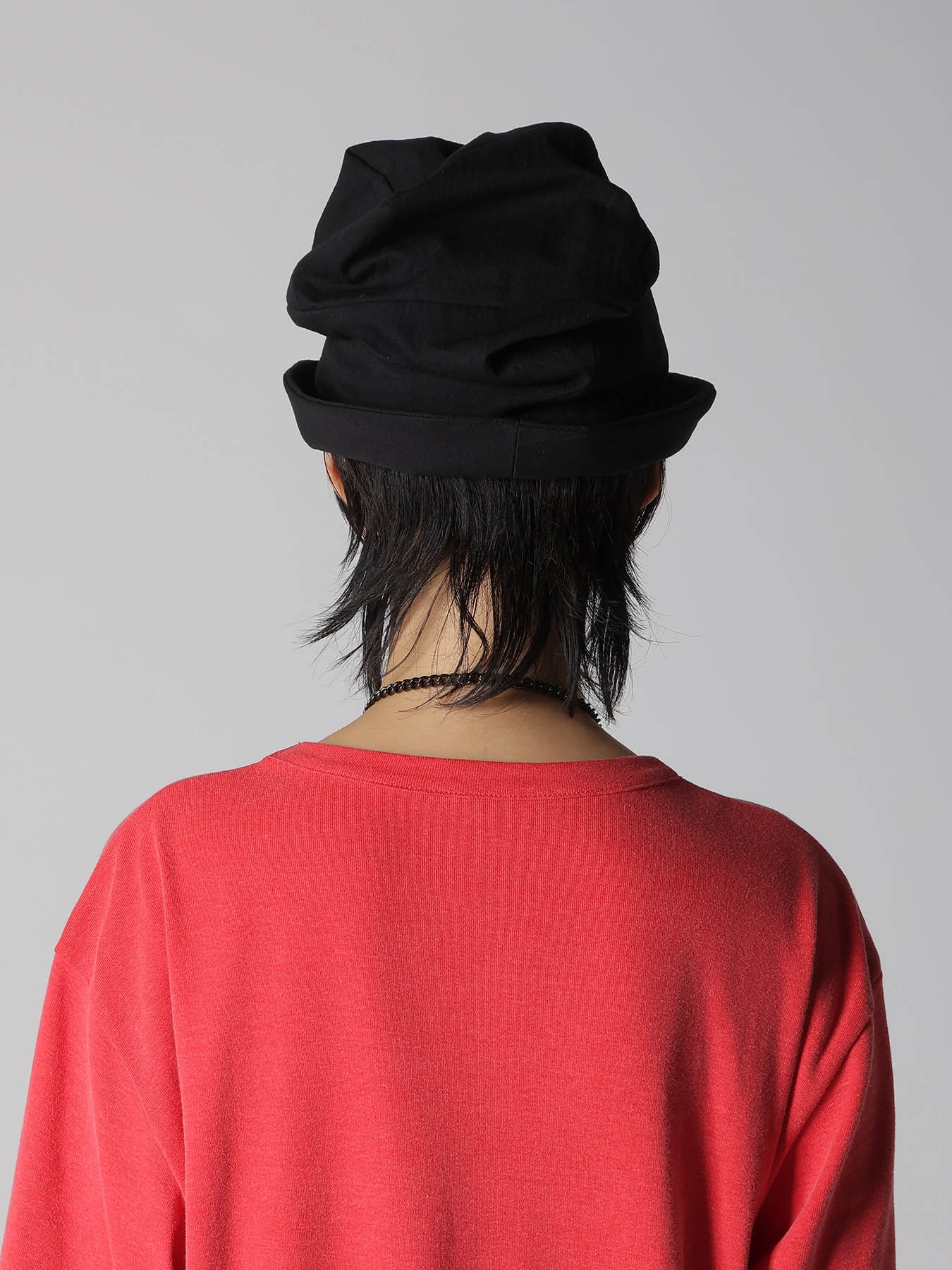 C/NY GABARDINE SQUARE TUCK HAT
