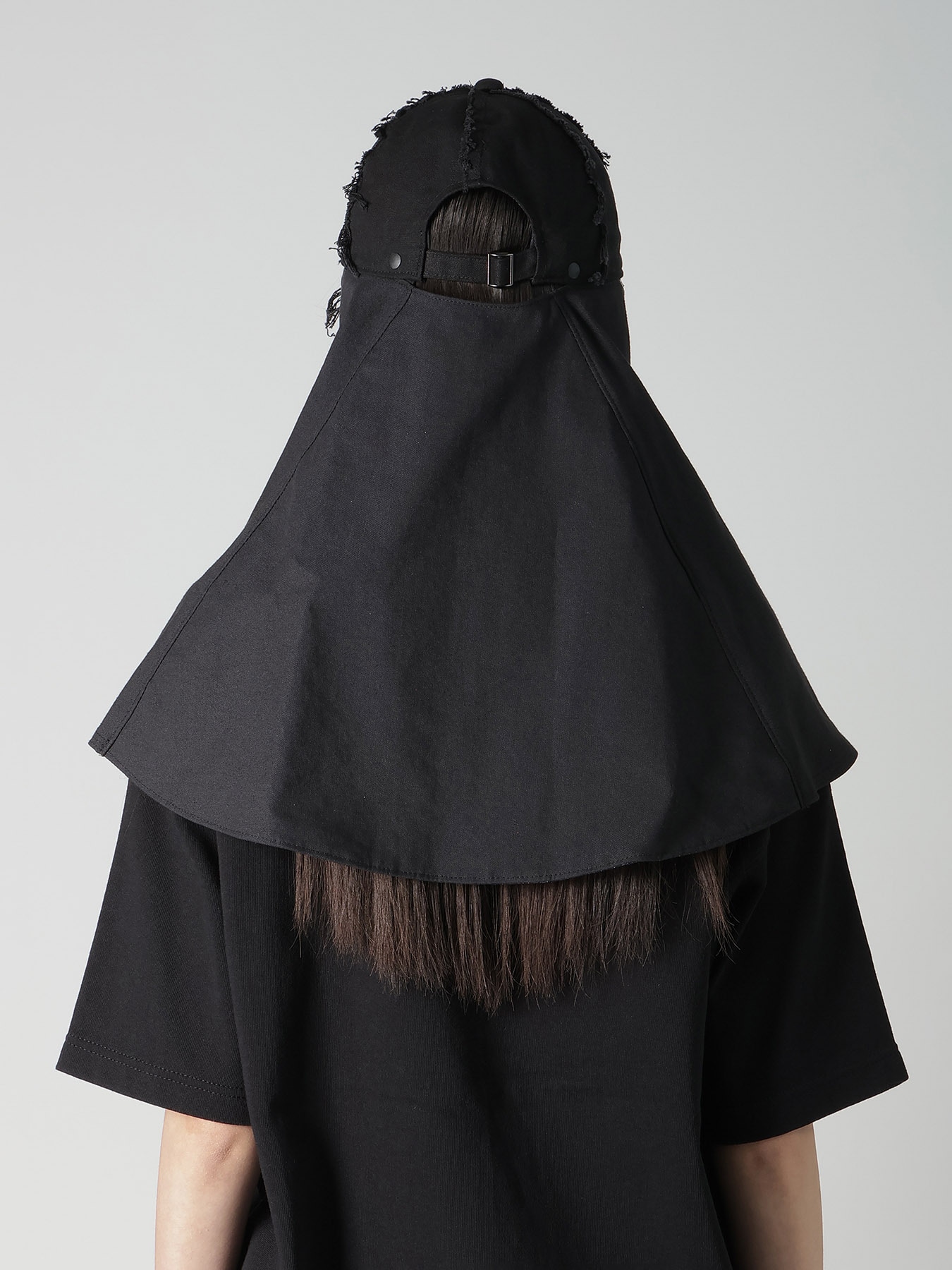 COTTON CANVAS CAP W/ CAPE