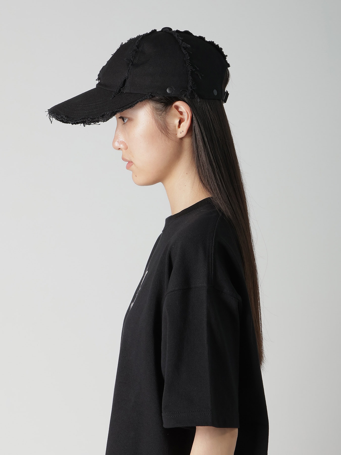 COTTON CANVAS CAP W/ CAPE