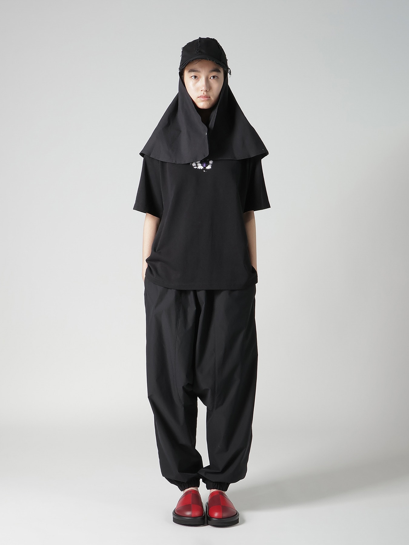 COTTON CANVAS CAP W/ CAPE