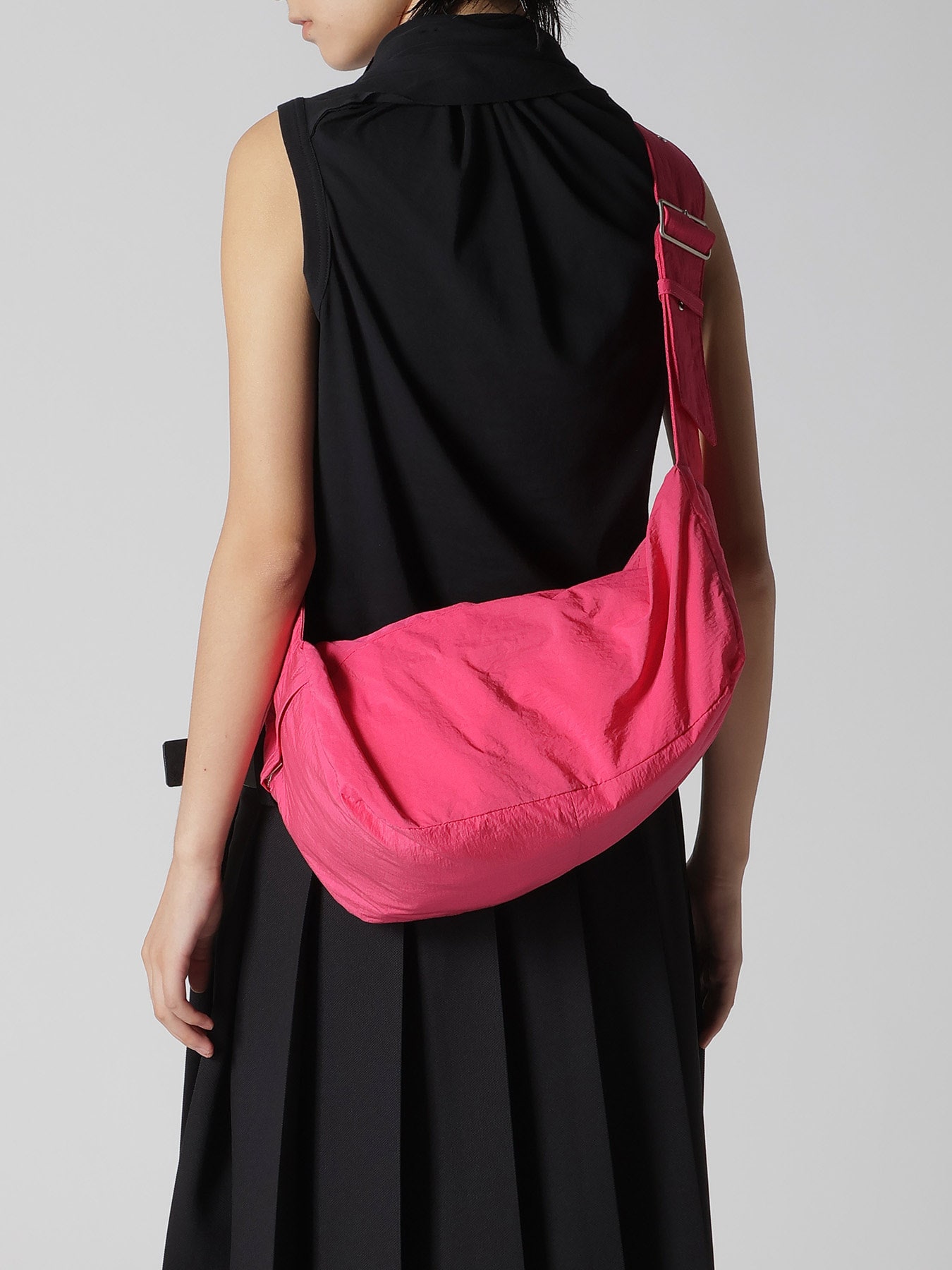 NY/ JET TAFFETA BOX SHOULDER BAG