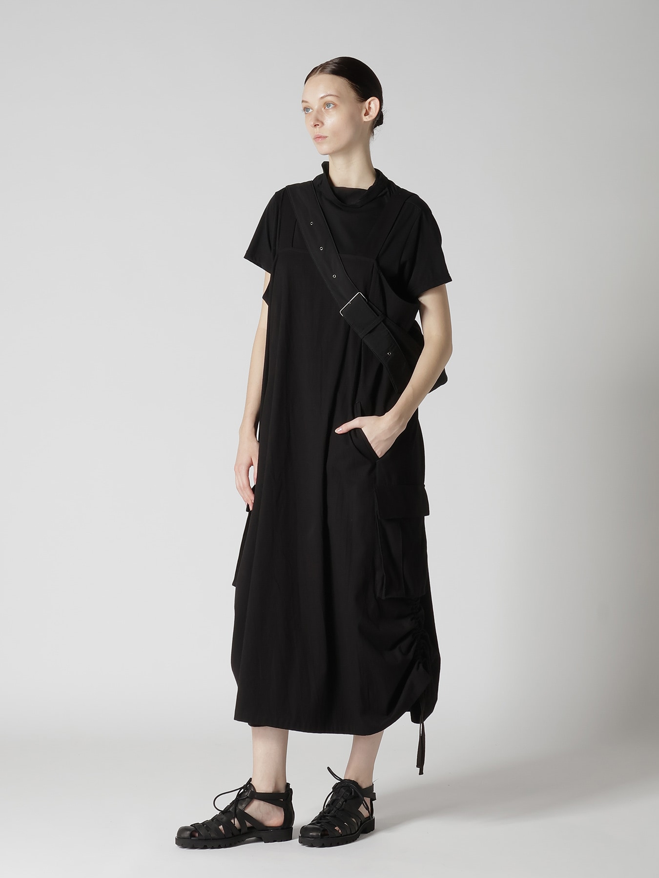 NY/ JET TAFFETA BOX SHOULDER BAG