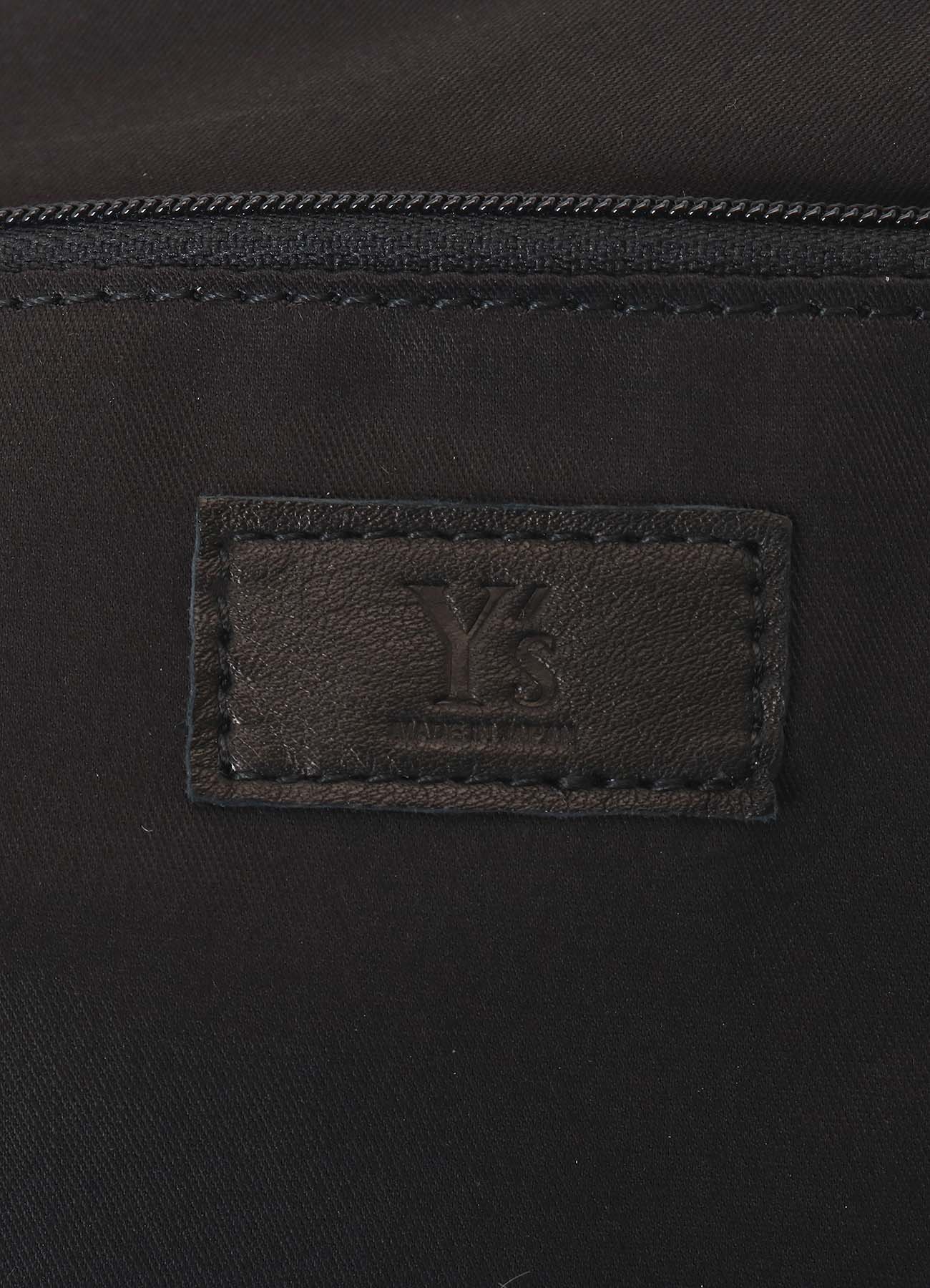 WATER DYED SOFT LEATHER TUCK SHOULDER BAG S