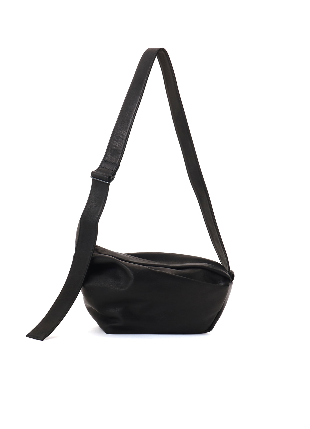 WATER DYED SOFT LEATHER TUCK SHOULDER BAG S