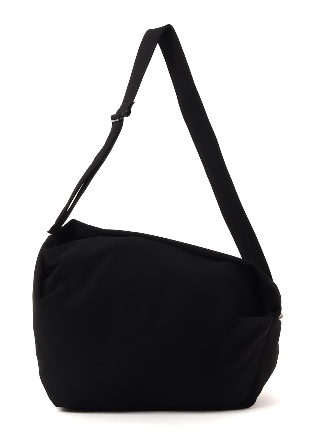HIGH TWISTED GABARDINE TUCK SHOULDER BAG L