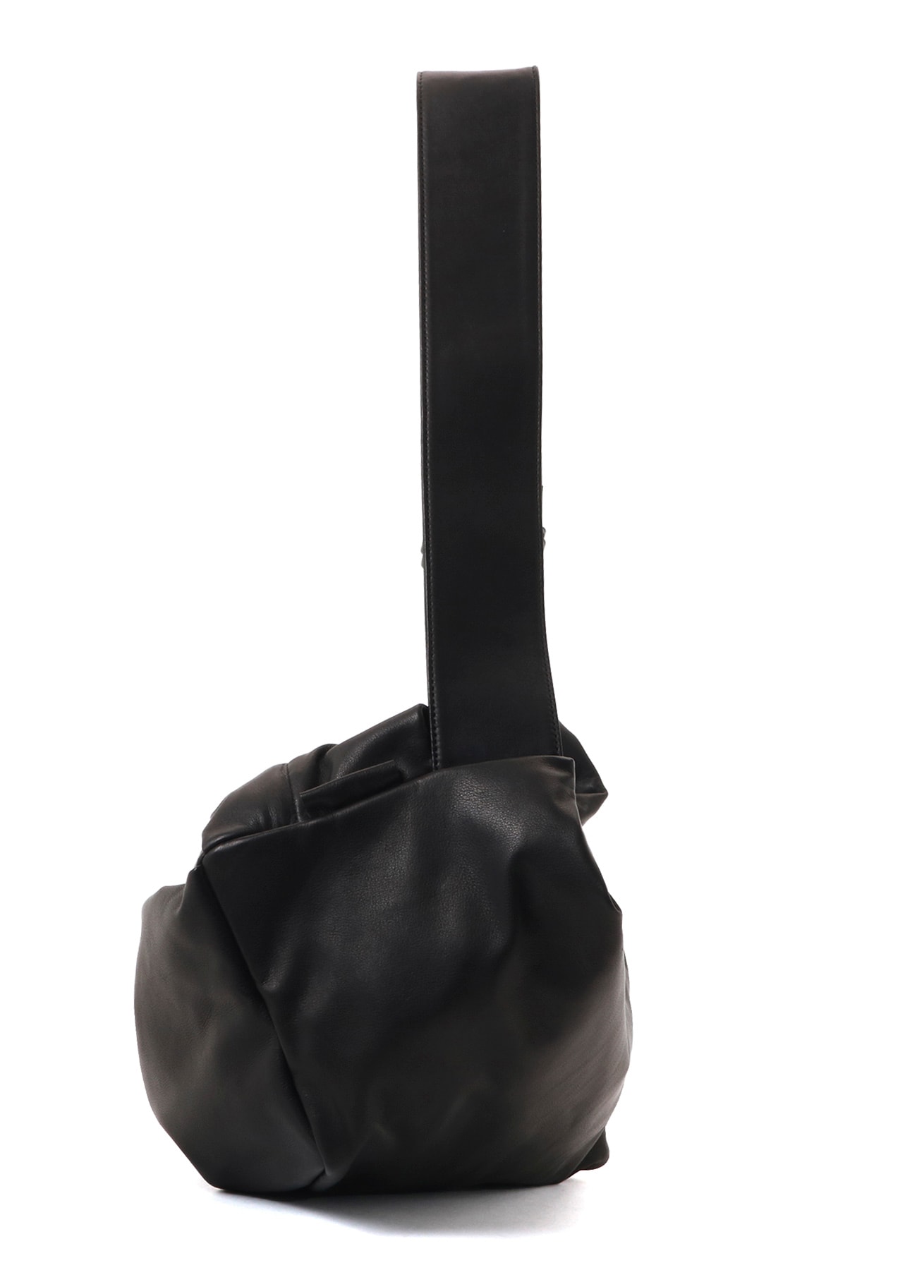 WATER DYED SOFT LEATHER TUCK SHOULDER BAG L