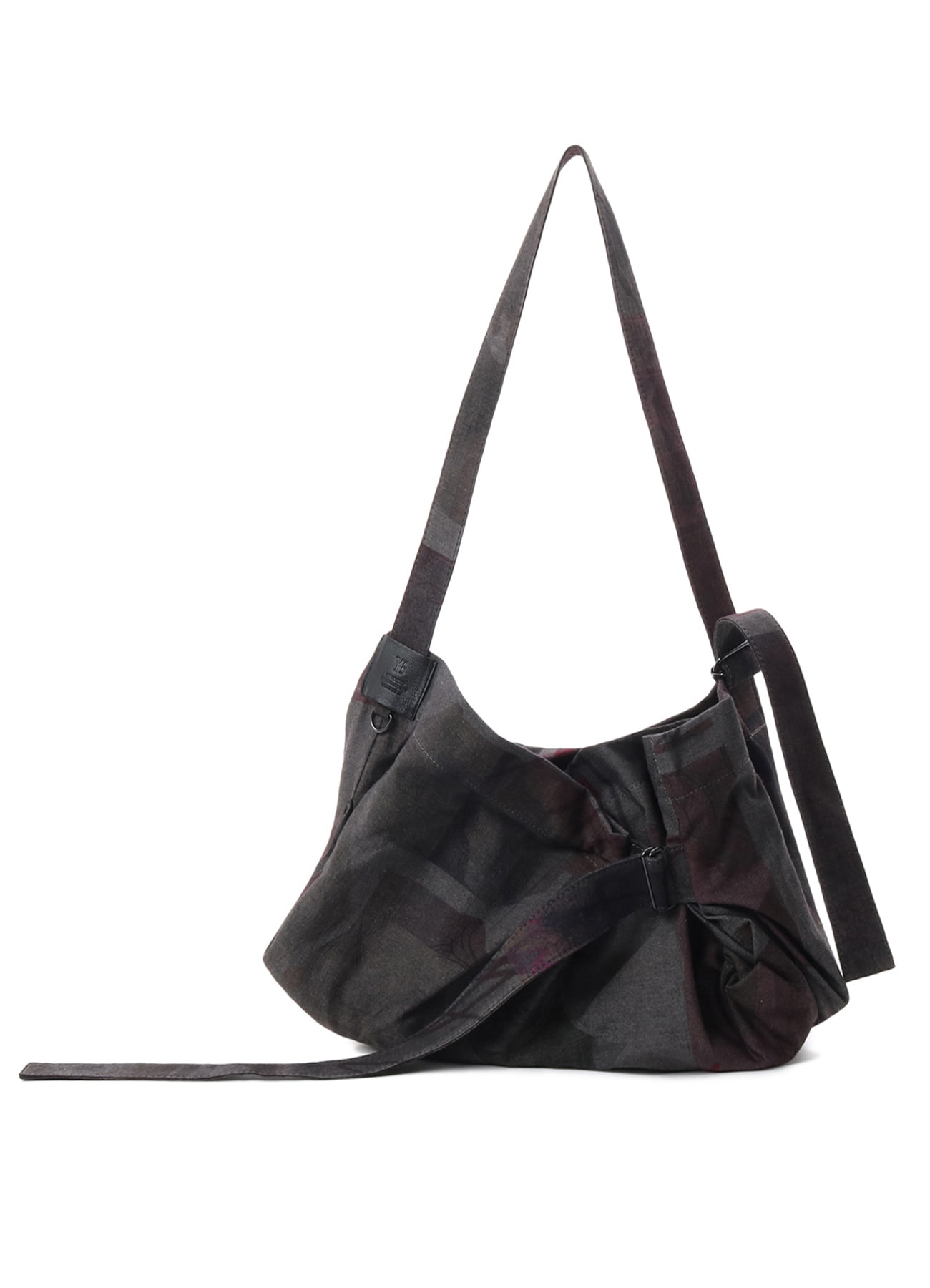 VASE DESIGN COLLAGE PRINT BELTED TOTE BAG S