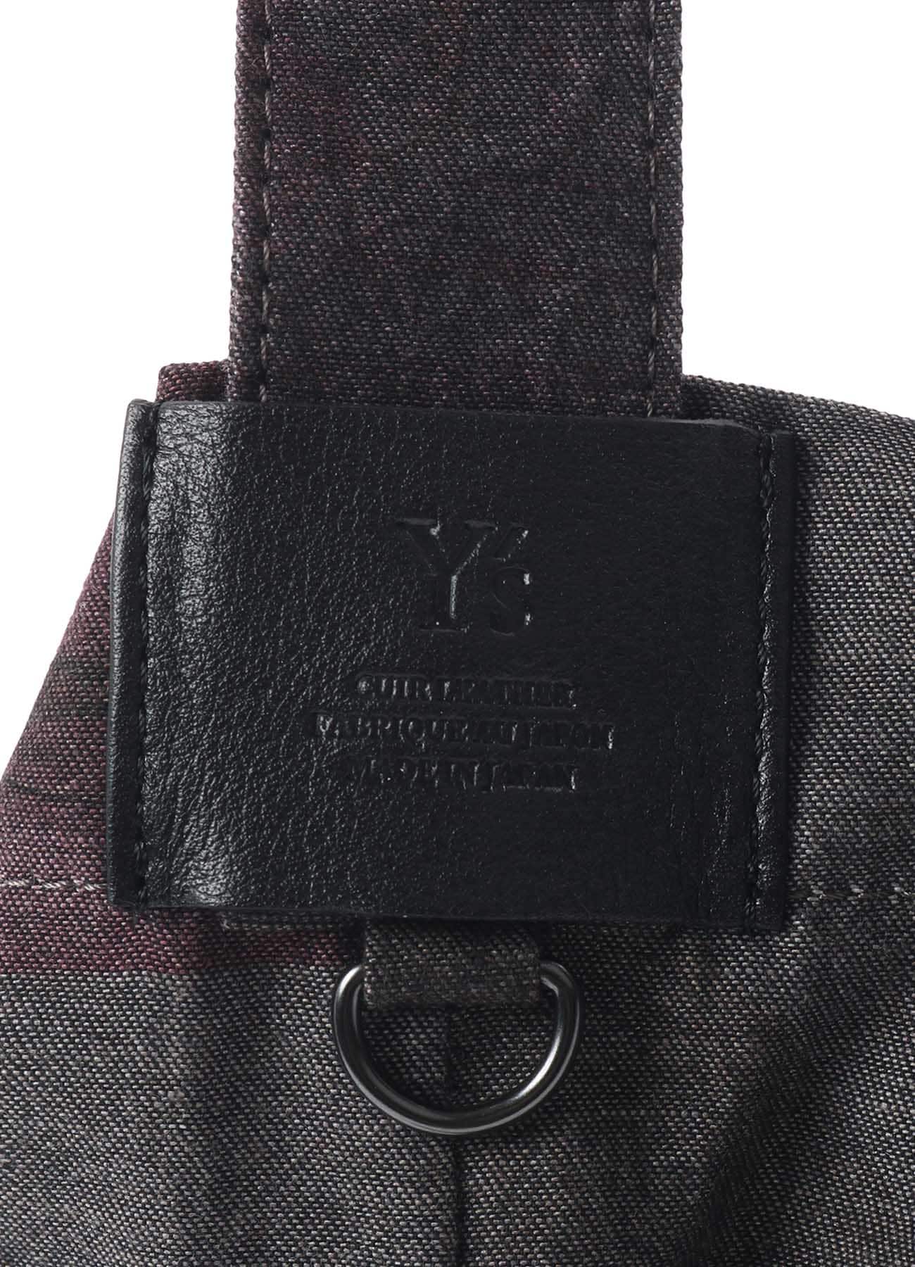 VASE DESIGN COLLAGE PRINT BELTED TOTE BAG S