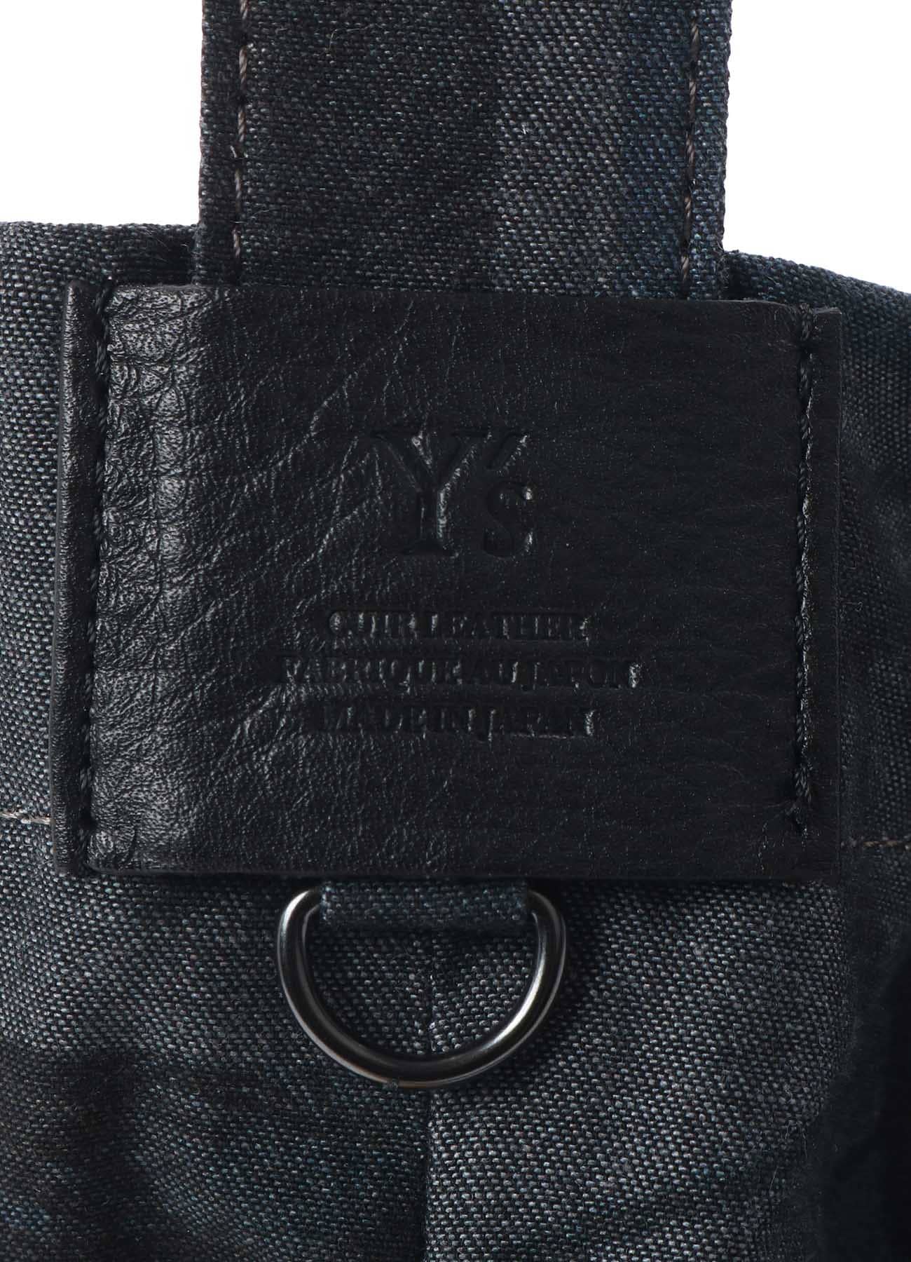 VASE DESIGN COLLAGE PRINT BELTED TOTE BAG S