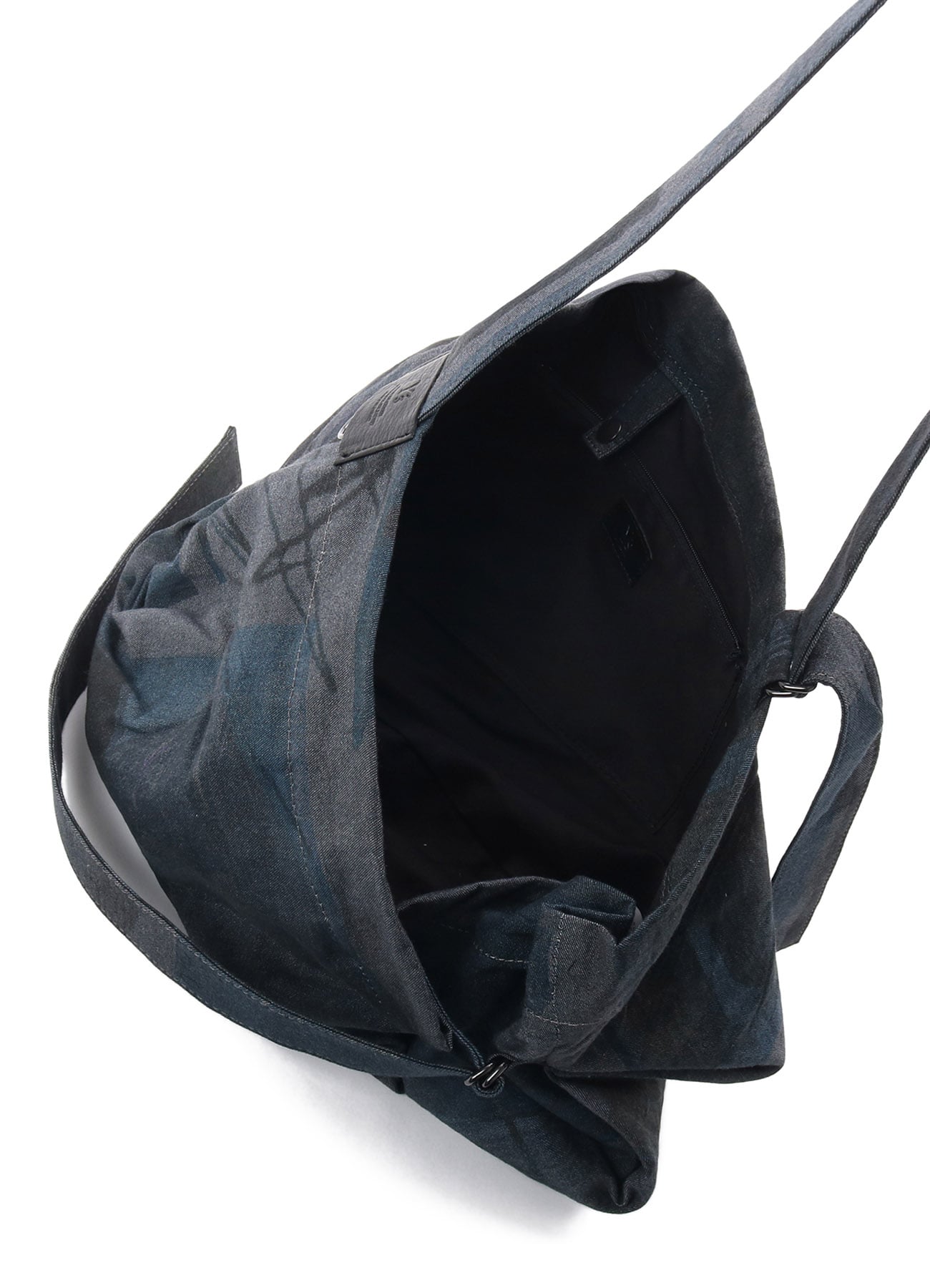 VASE DESIGN COLLAGE PRINT BELTED TOTE BAG S